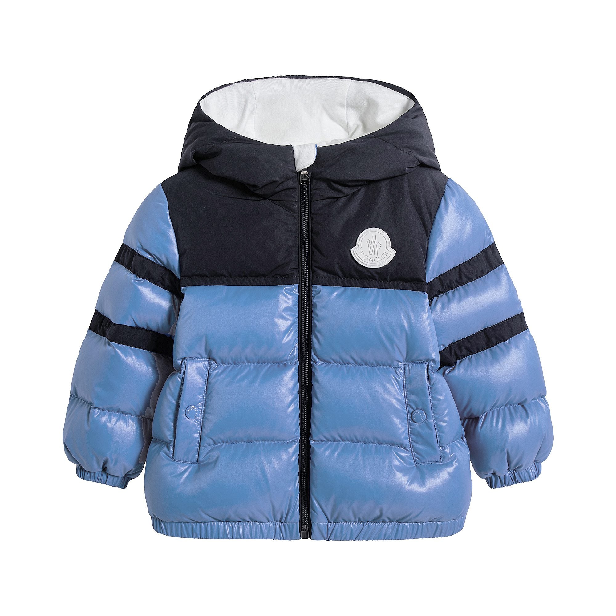 Baby Boys Pastel Blue Padded Down ELM Jacket