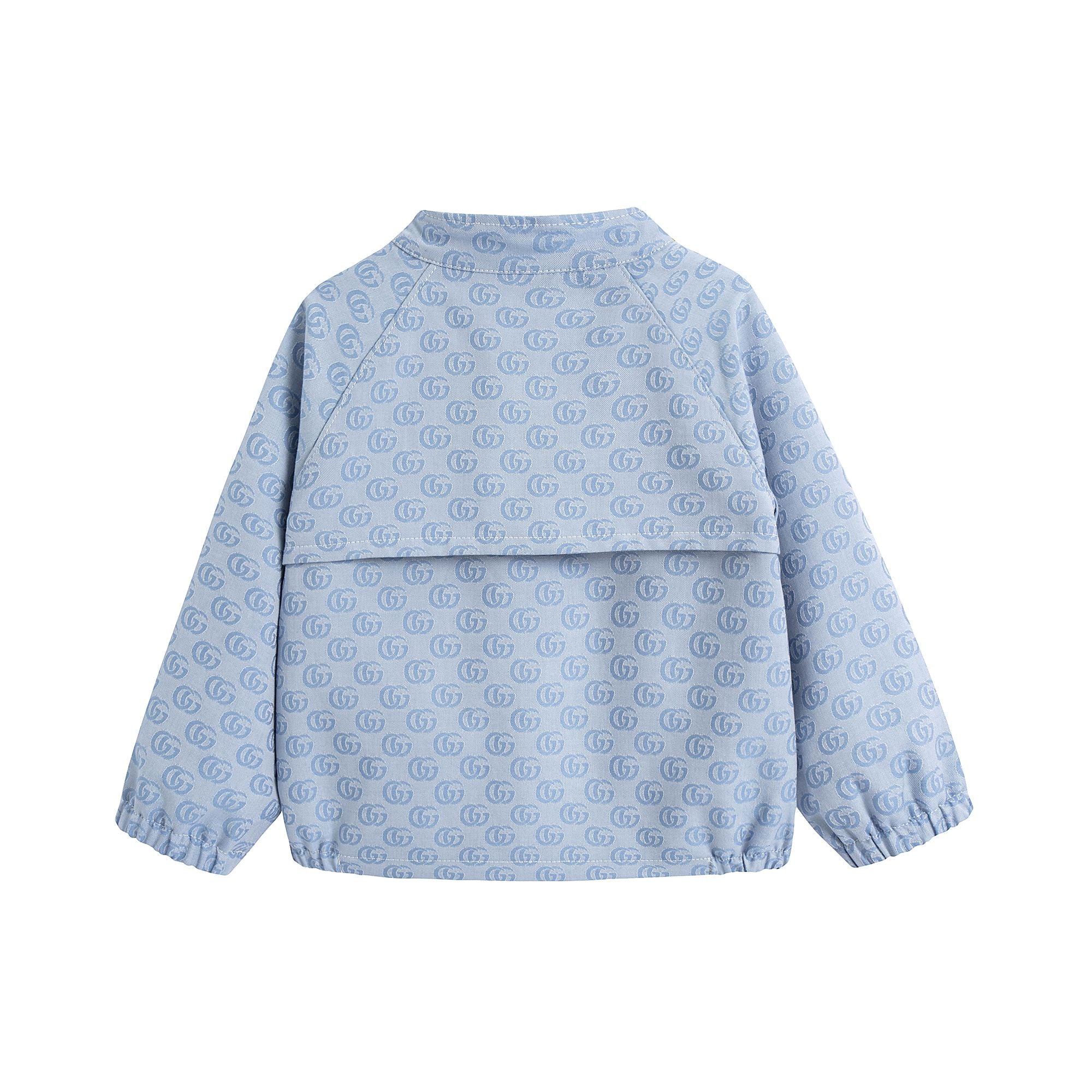 Baby Boys Blue GG Logo Jacket