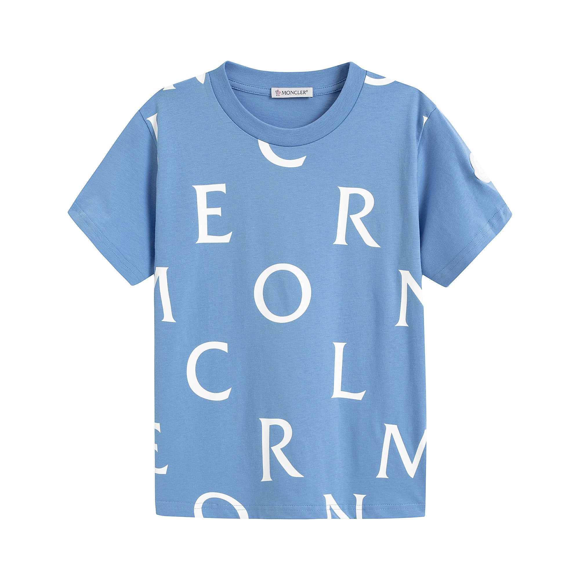 Boys & Girls Blue Cotton T-Shirt