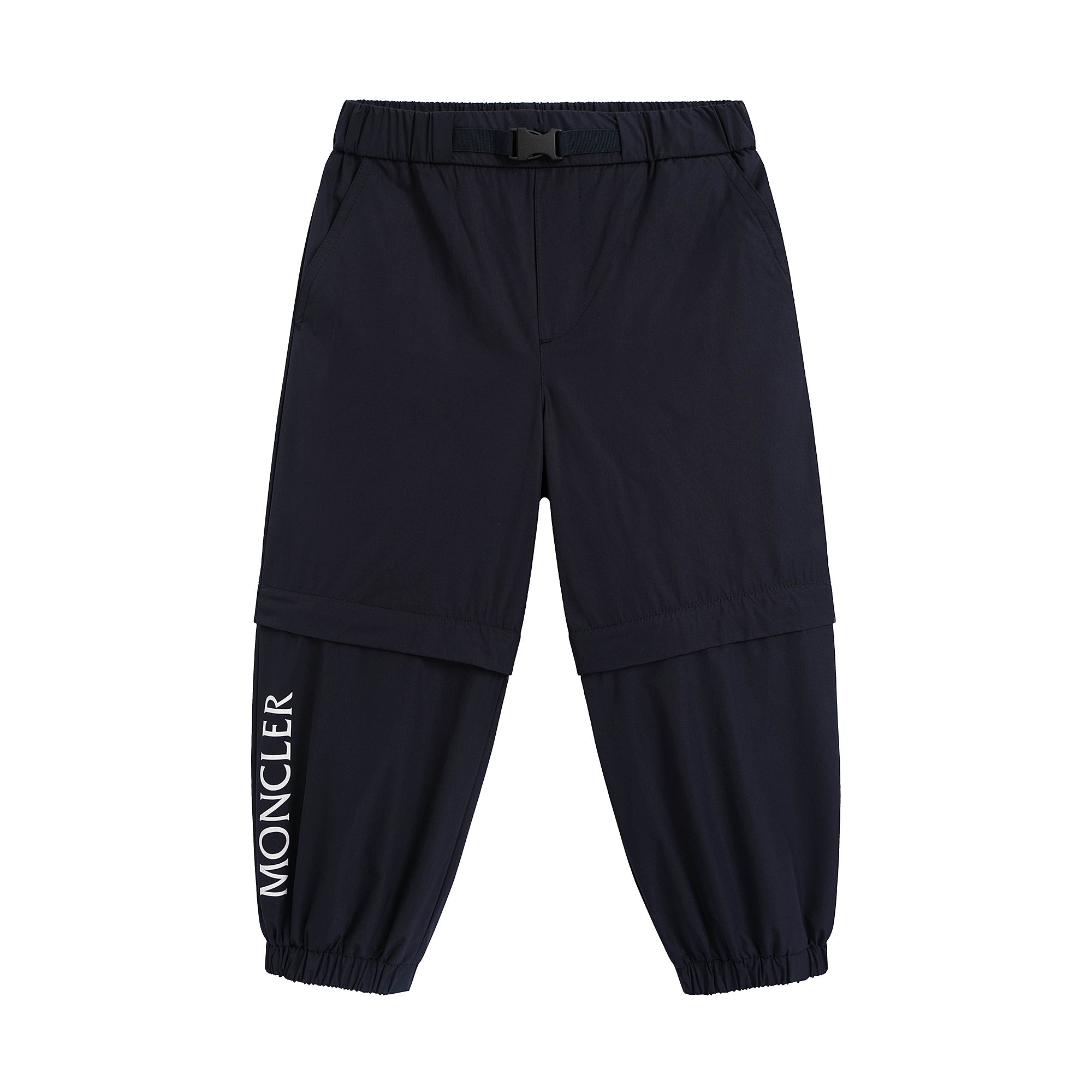 Boys & Girls Black Logo Trousers