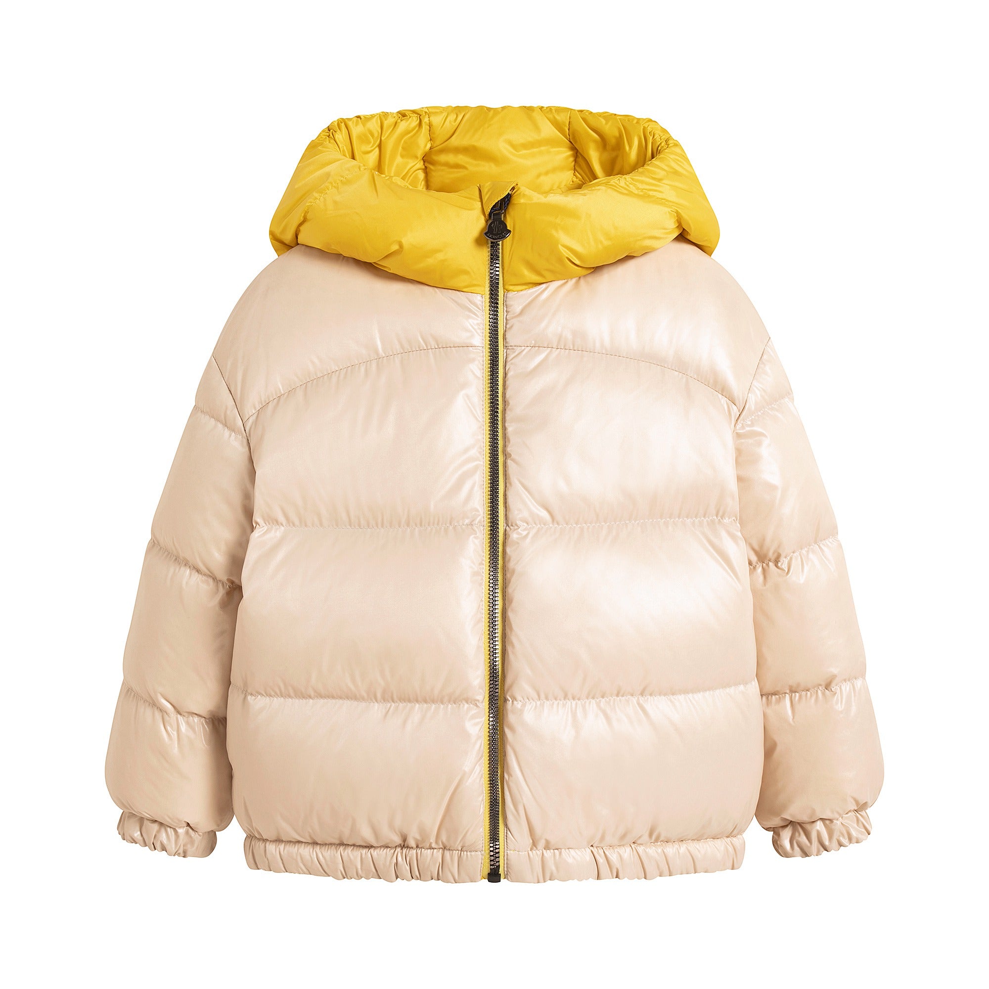 Girls Yellow 'BARDANETTE' Reversible Padded Down Jacket