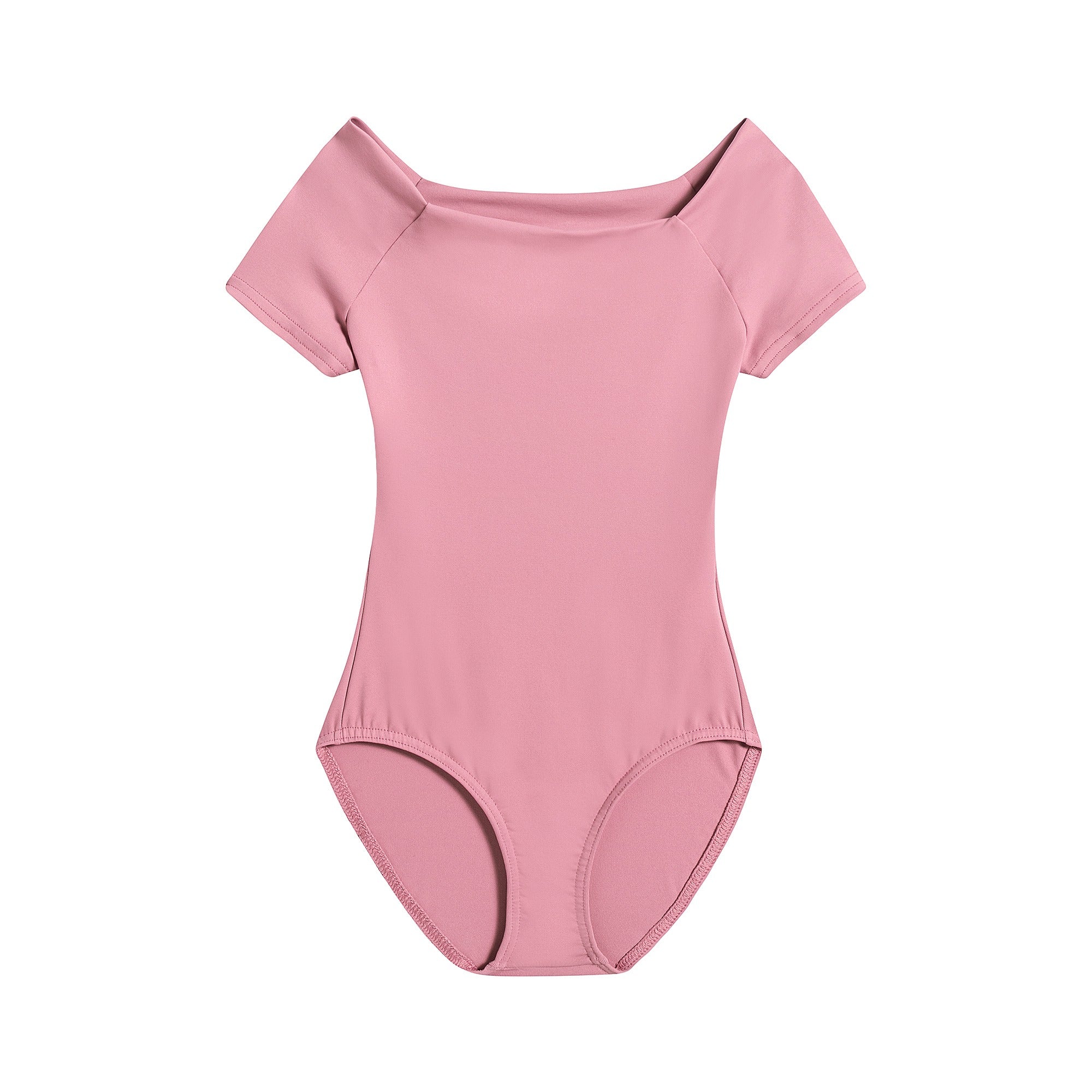 Girls Rose Pink Ballet Justaucorps