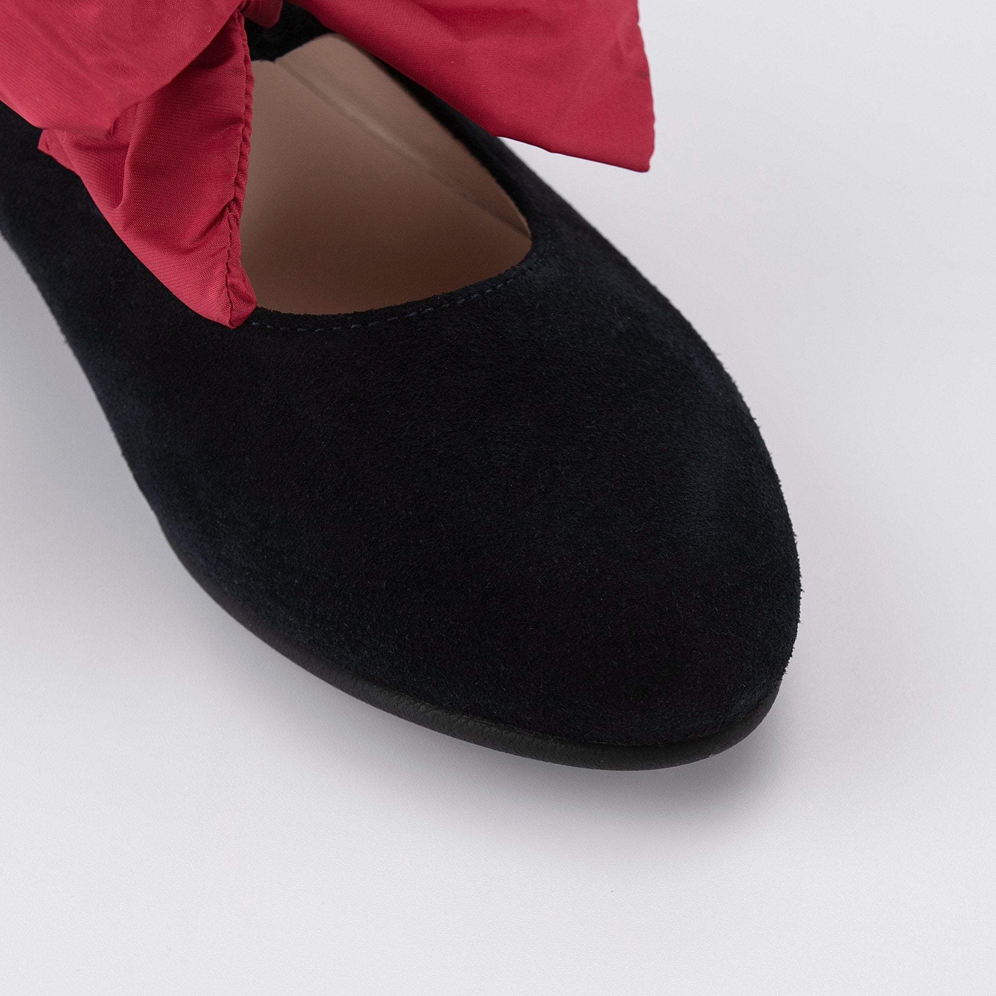 Girls Blue Bow-knot Flat Shoes