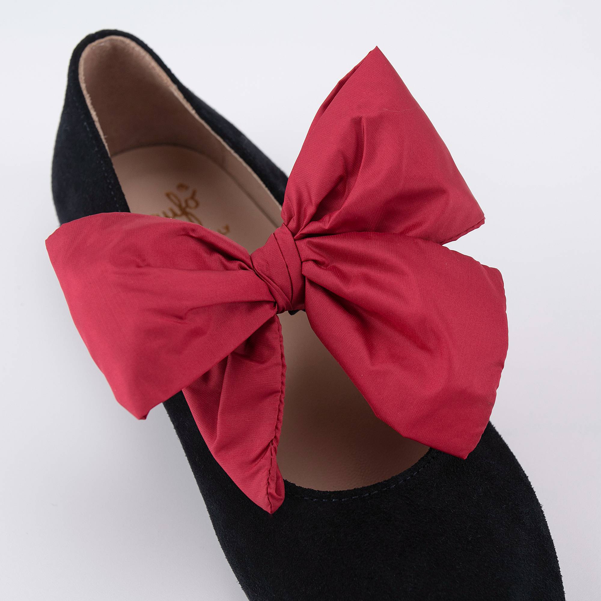 Girls Blue Bow-knot Flat Shoes