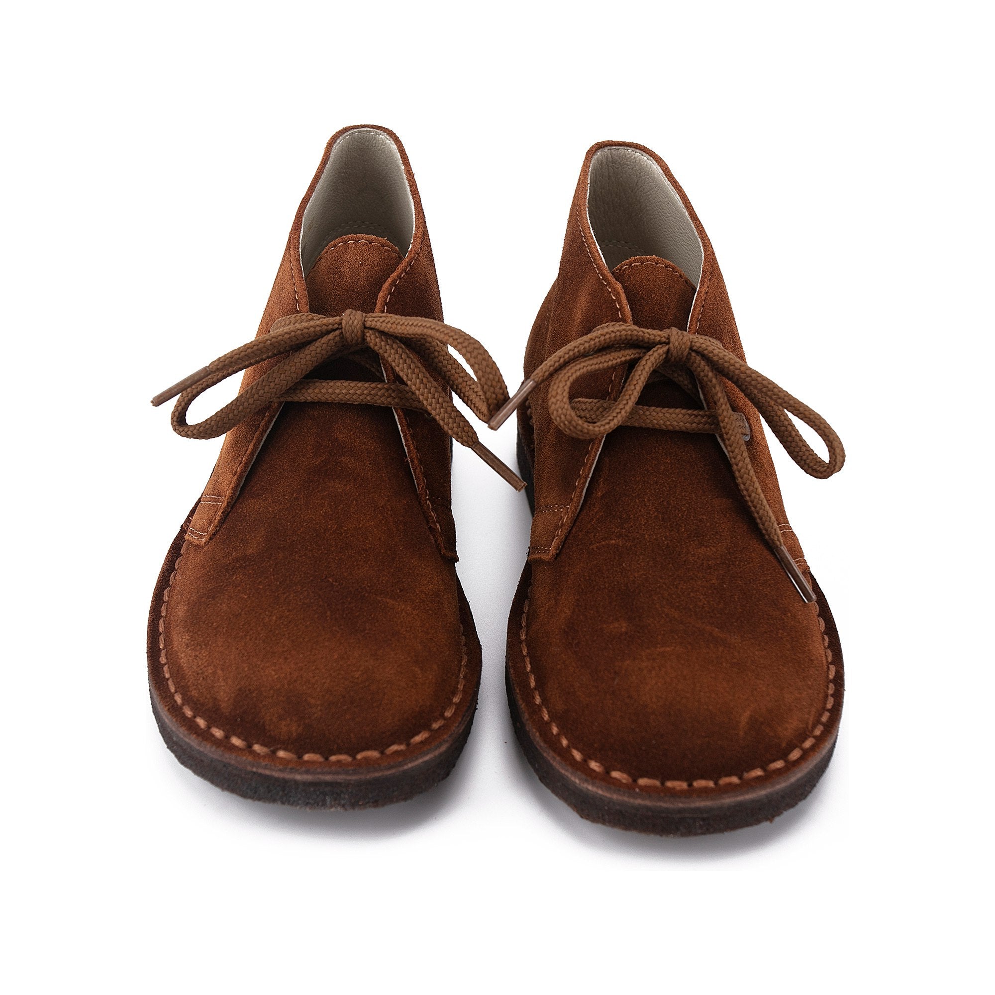 Boys & Girls Brown Leather Shoes