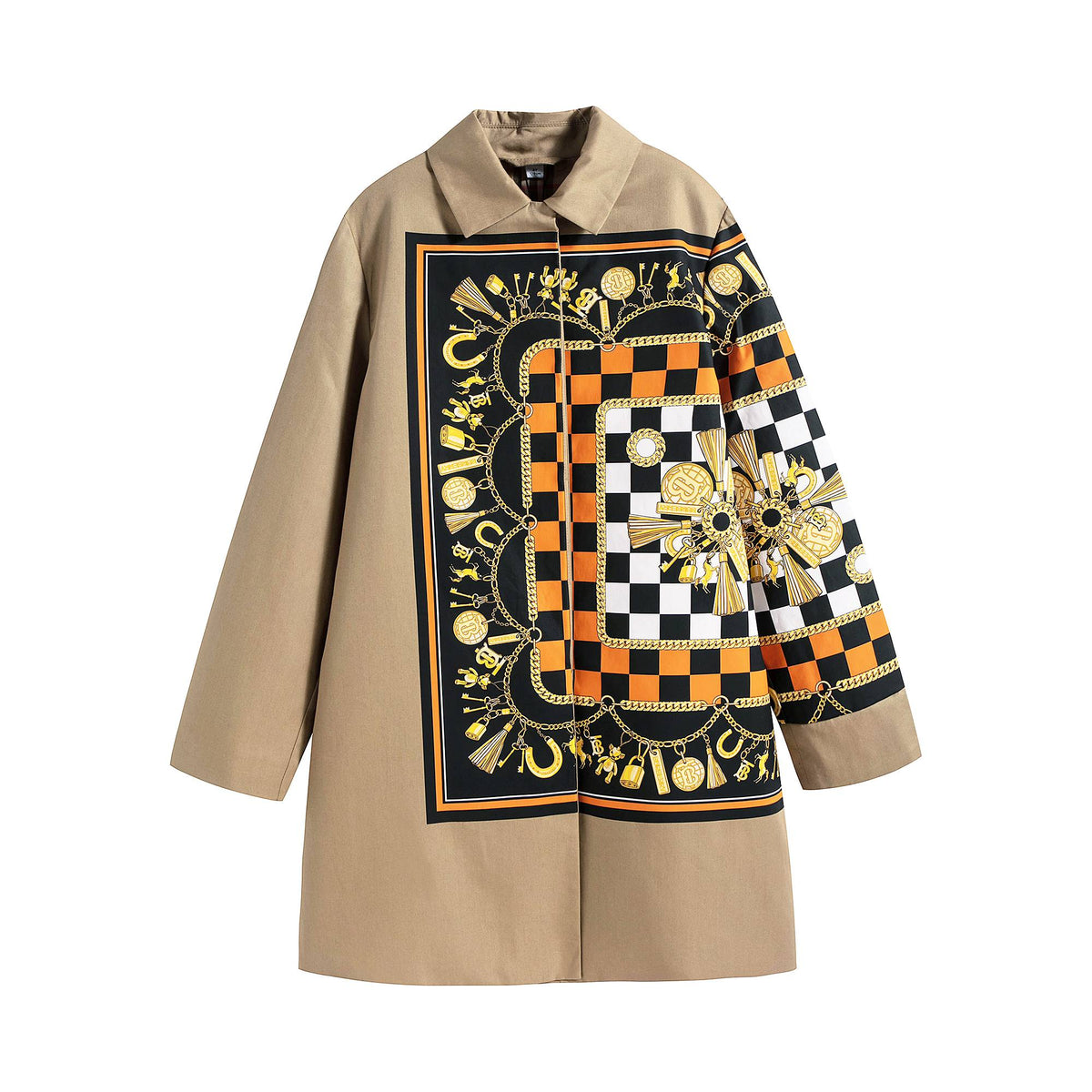 Girls Honey Painted Logo Coat