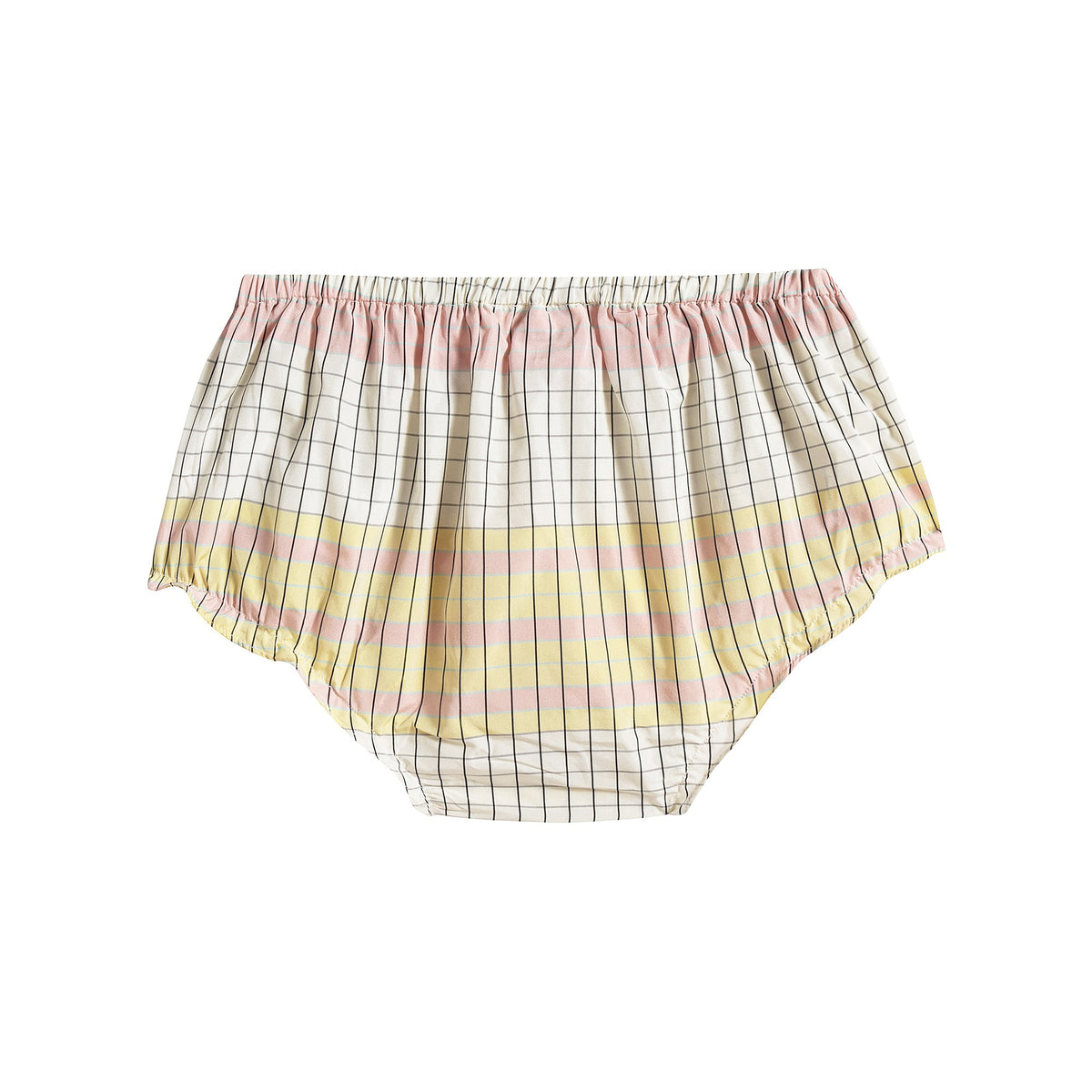 Baby Girls Yellow Check Dress Set