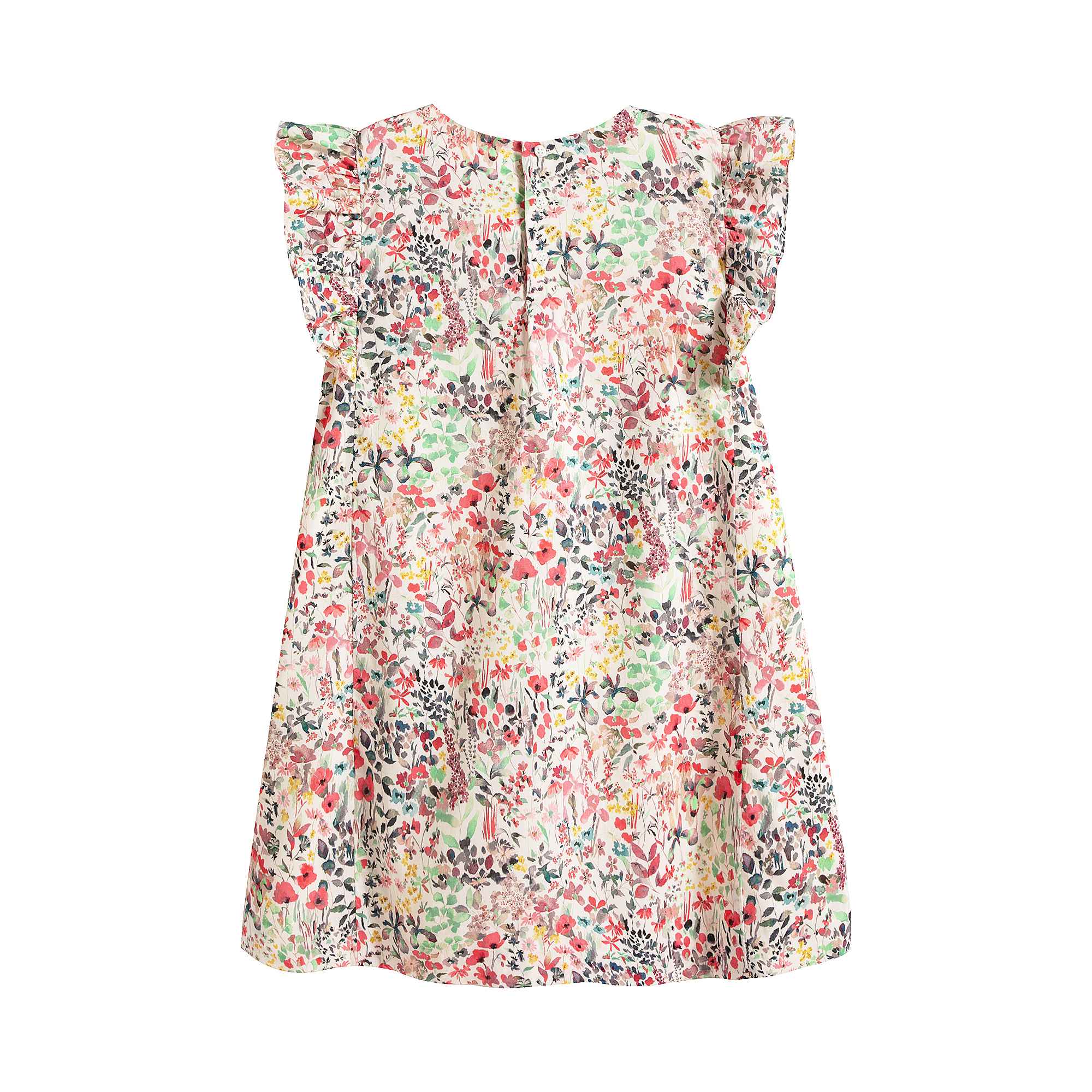 Girls Multicolor Cotton Dress