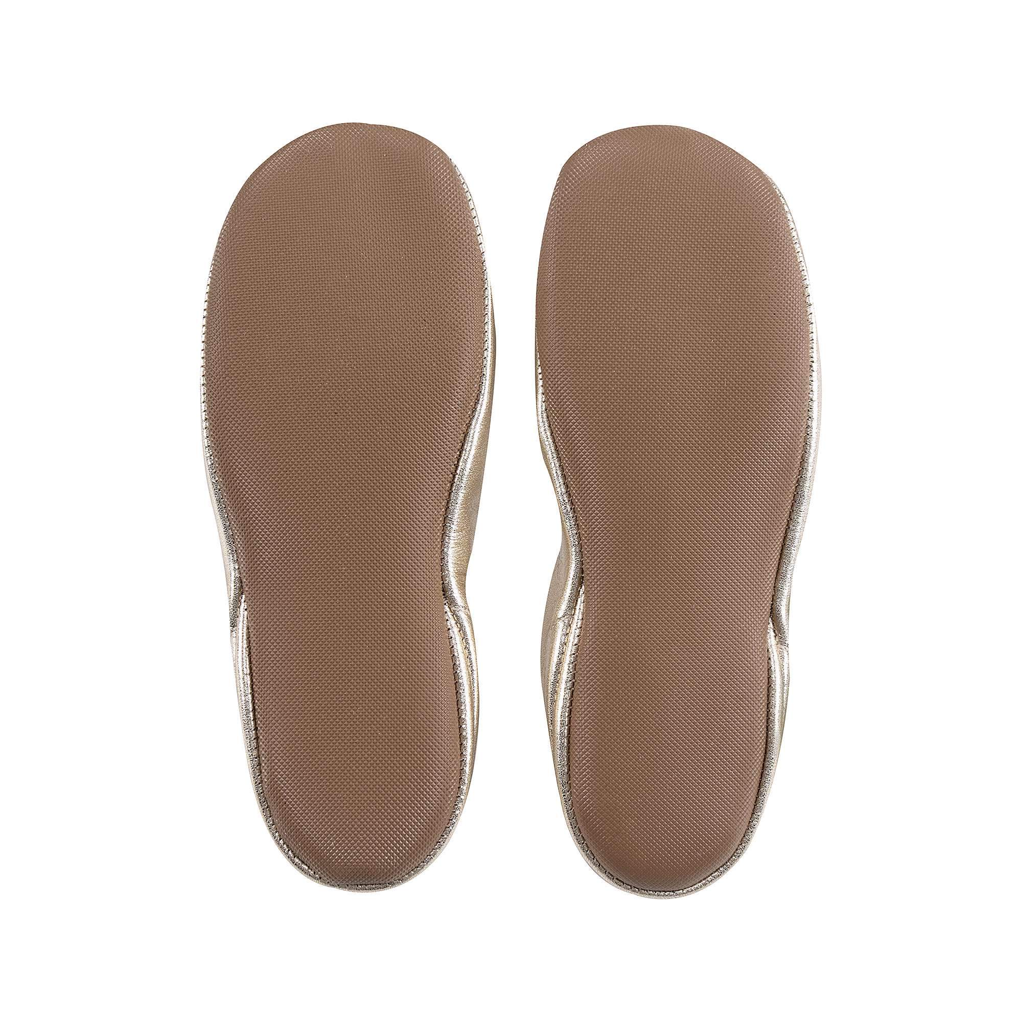 Girls Gold Stars Leather Shoes