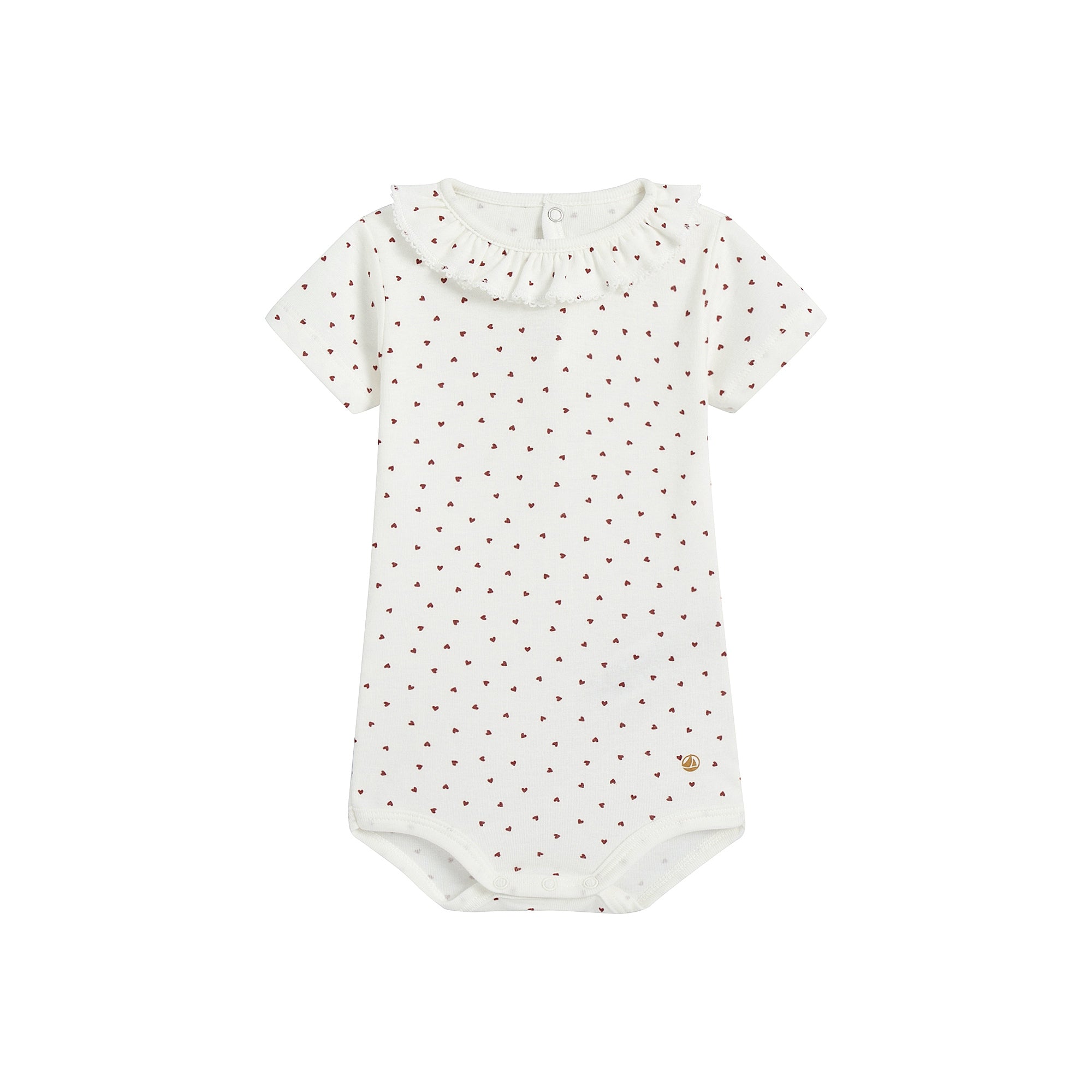 Baby Girls White Cotton Babysuit Set (2 Pack)
