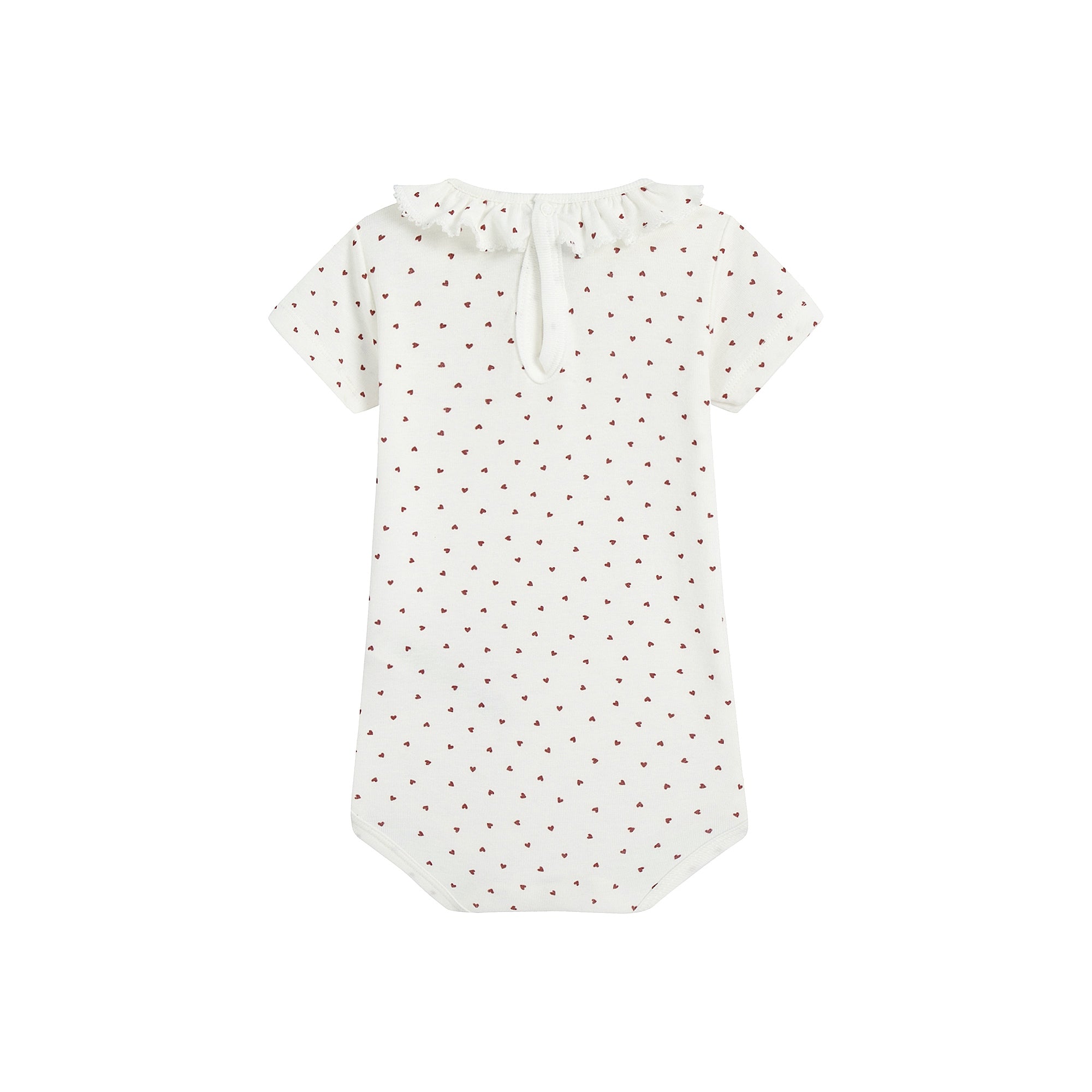 Baby Girls White Cotton Babysuit Set (2 Pack)
