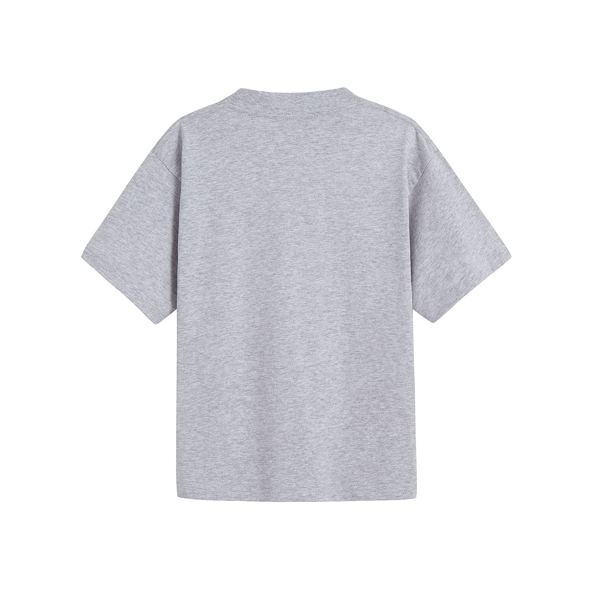 Boys & Girls Grey Cotton T-Shirt