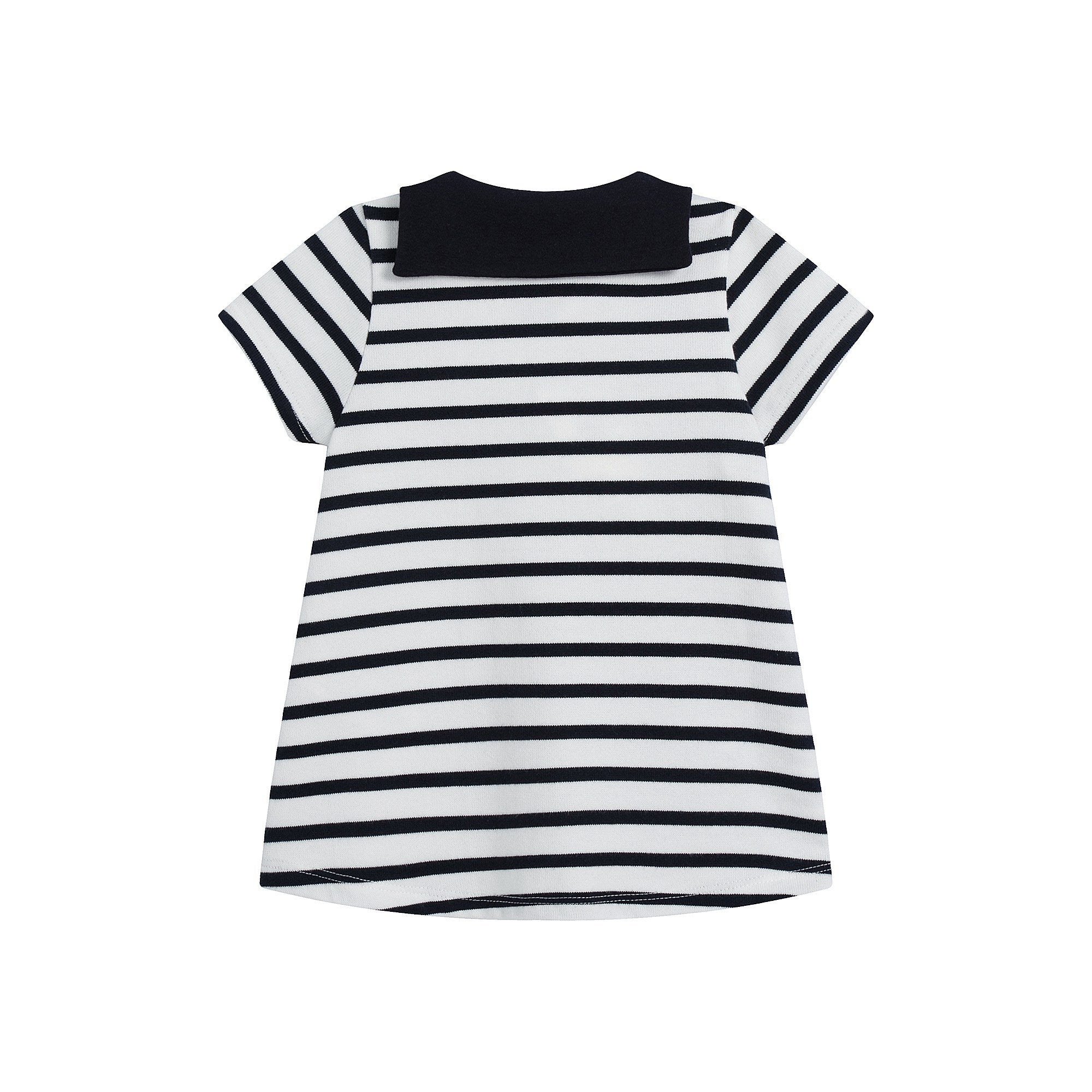 Baby Girls White Stripes Dress