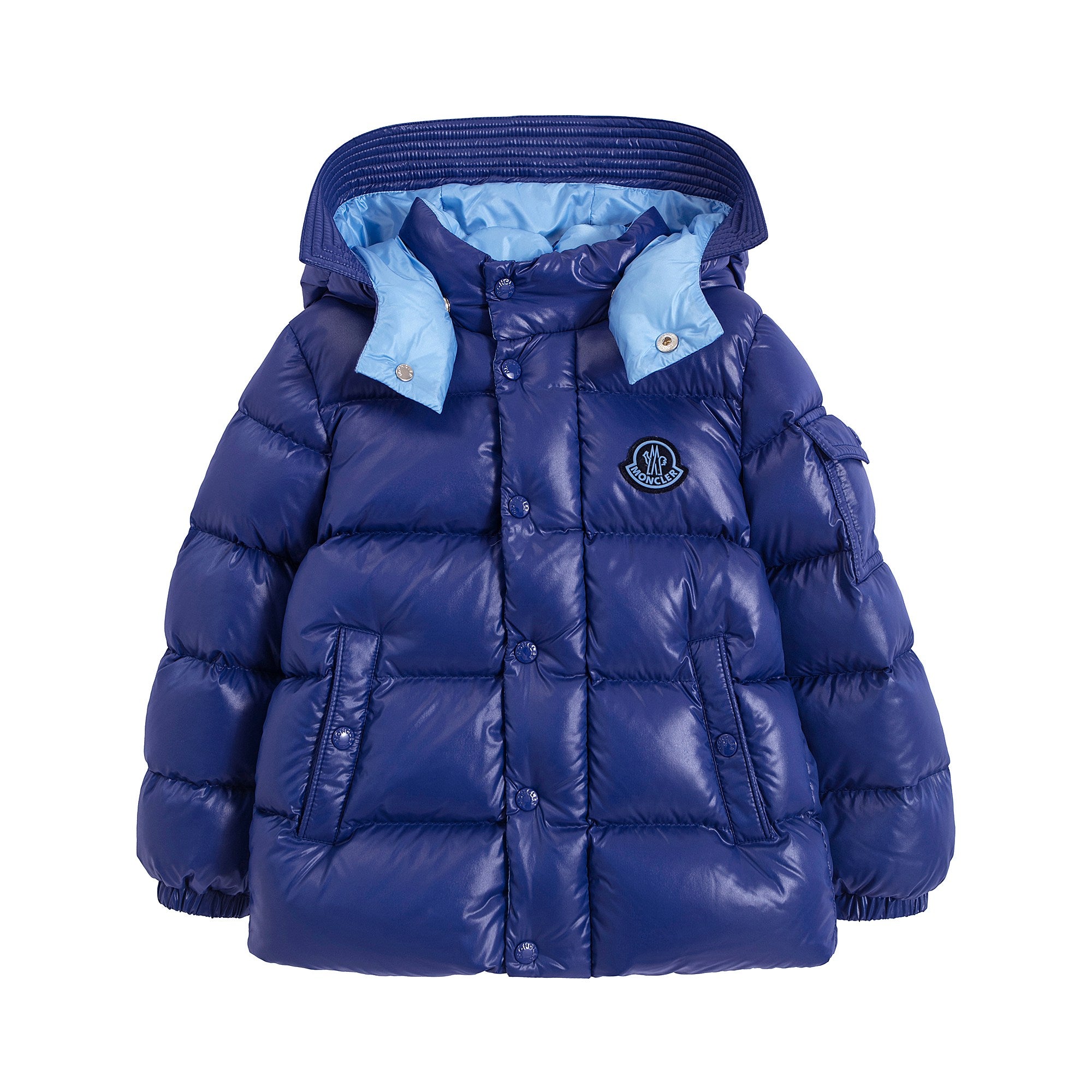 Baby Boys Blue "LUCE" Padded Down Jacket