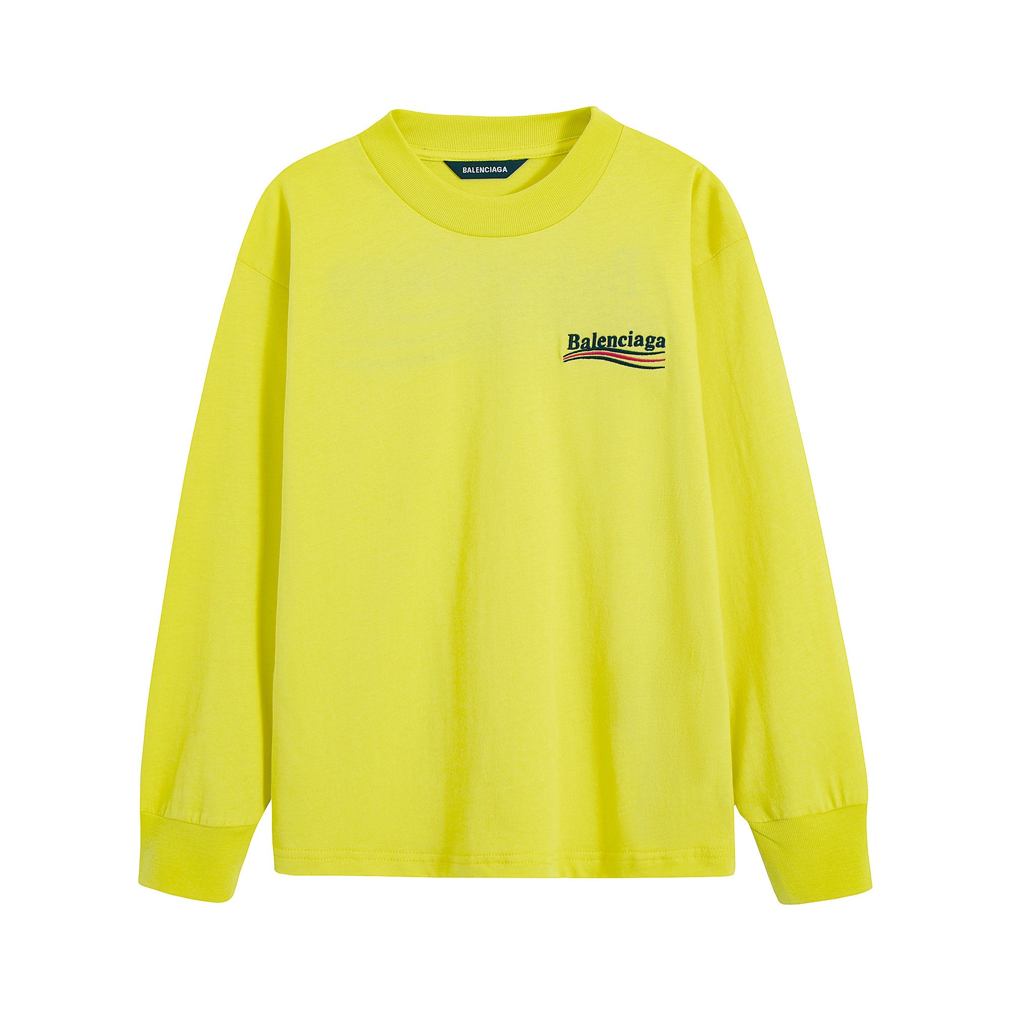 Boys & Girls Yellow Logo Cotton T-Shirt