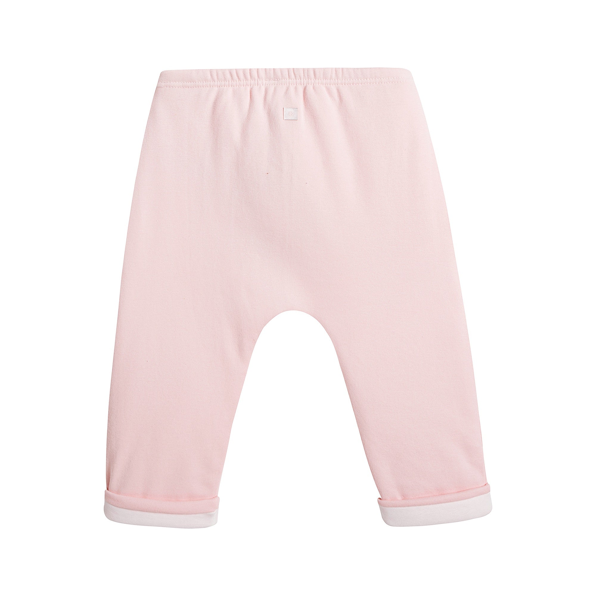 Baby Girls Pink Cotton Trousers
