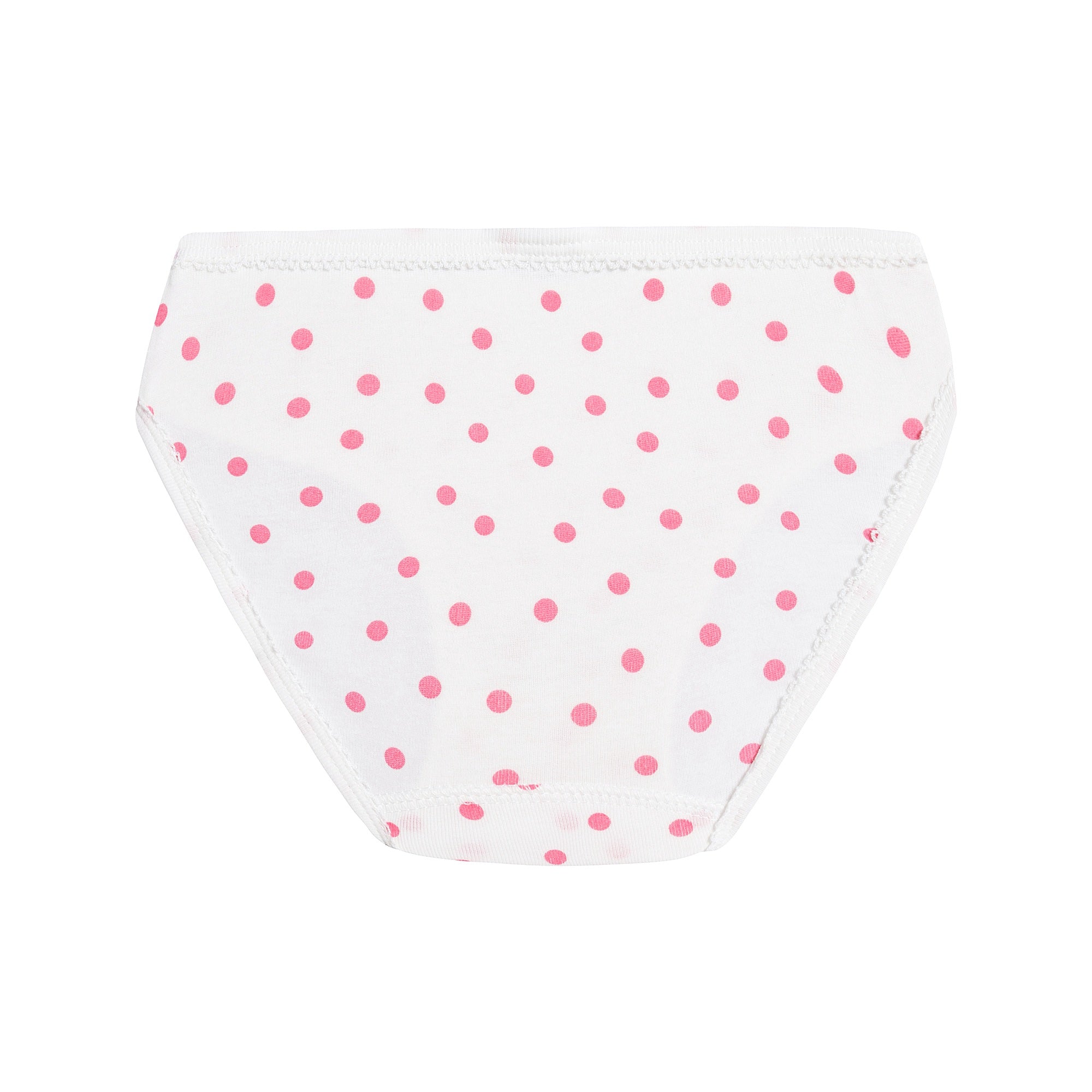 Girls Multicolor Cotton Underwear Set (5 Pack)