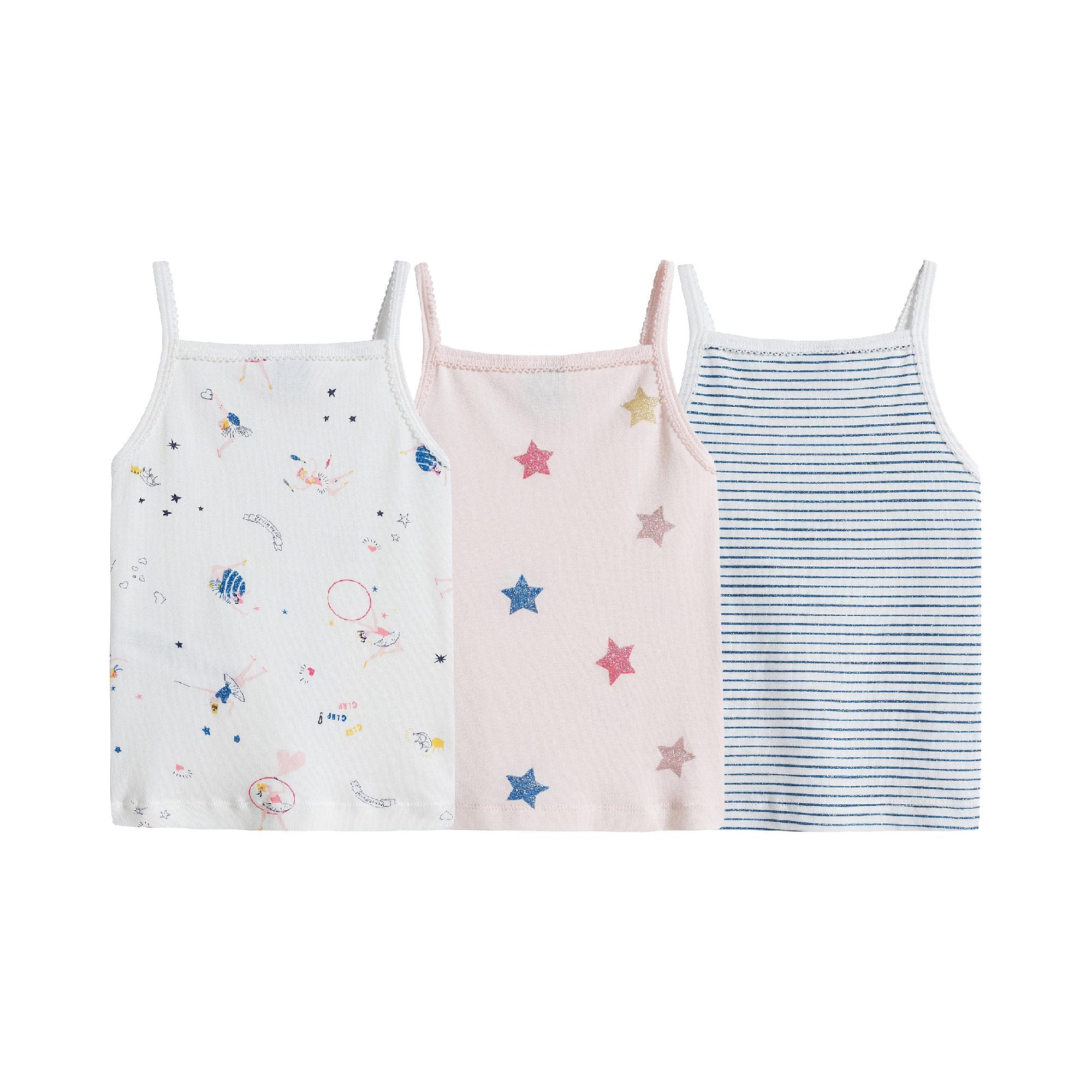 Girls Multicolor Underwear Set ( 3 Pieces )