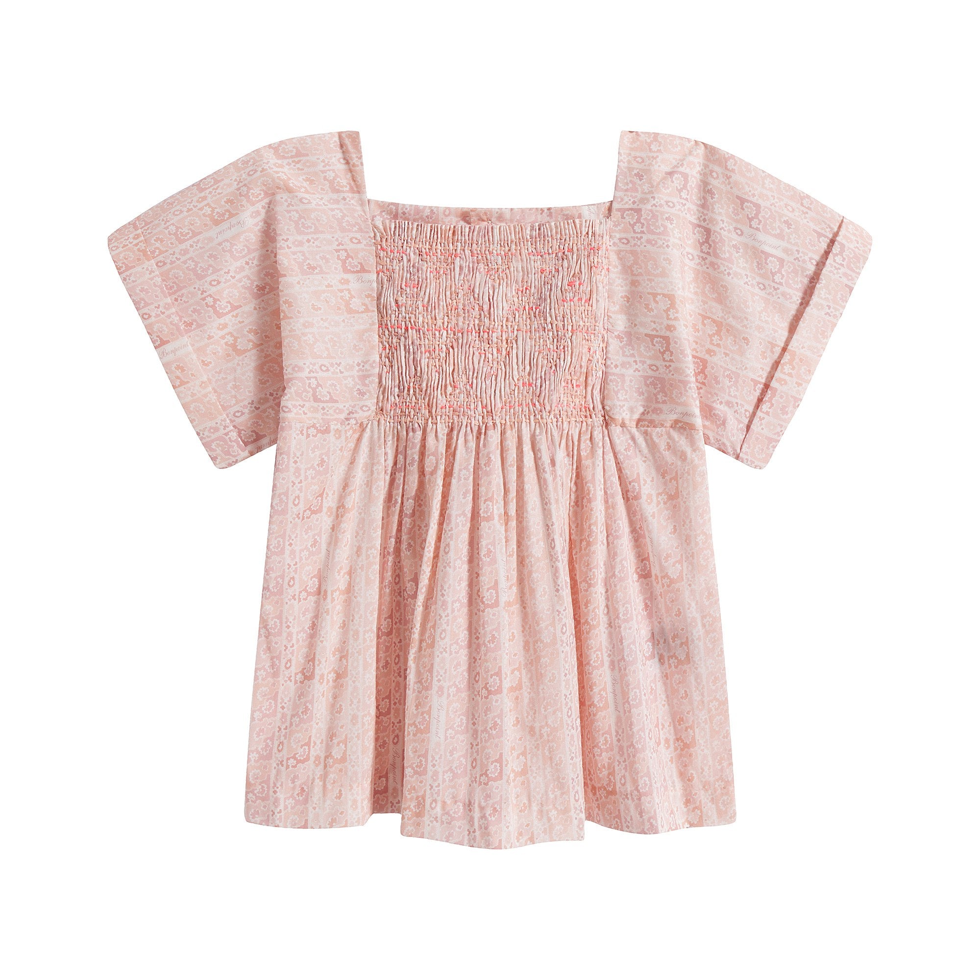 Girls Light Pink Cotton Top