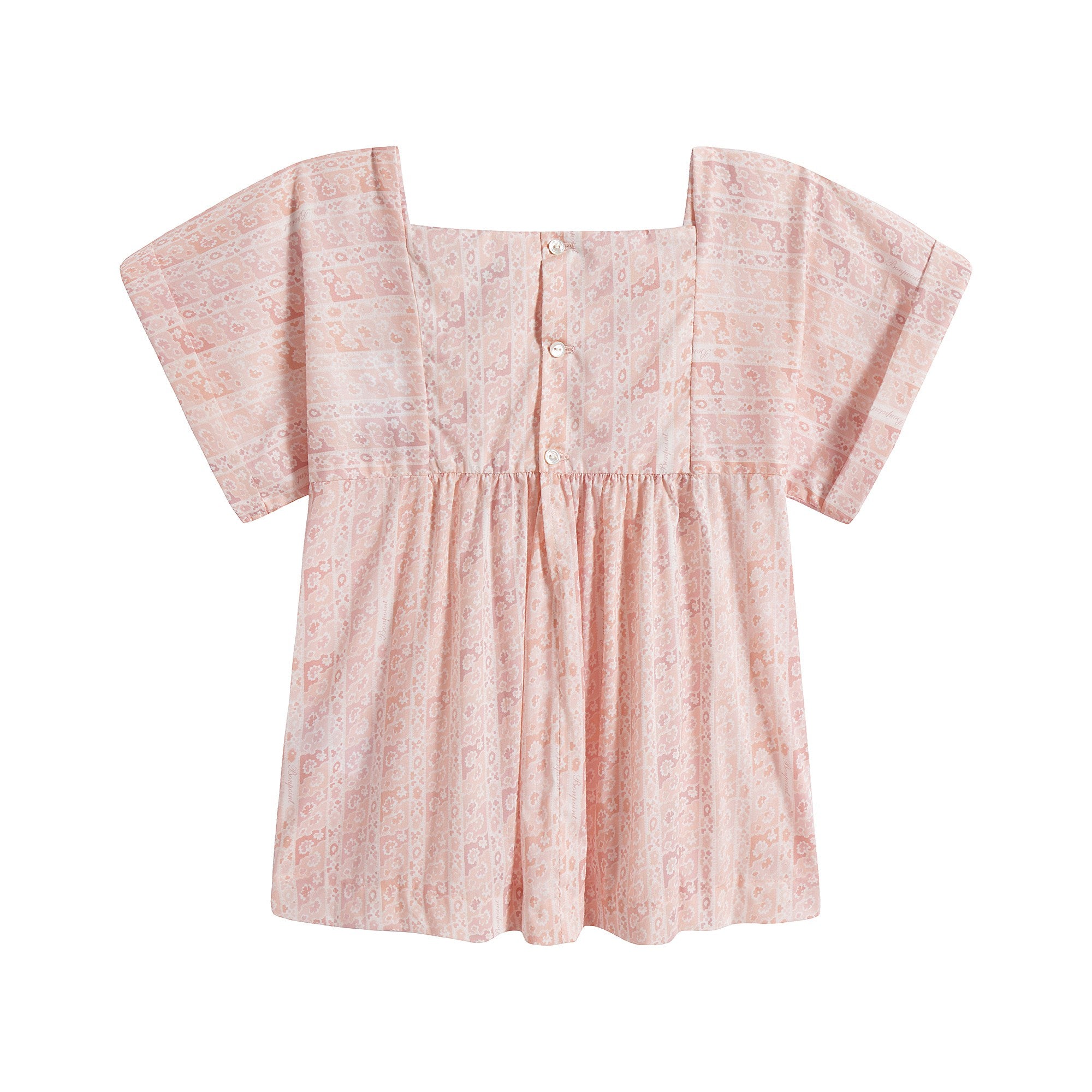Girls Light Pink Cotton Top
