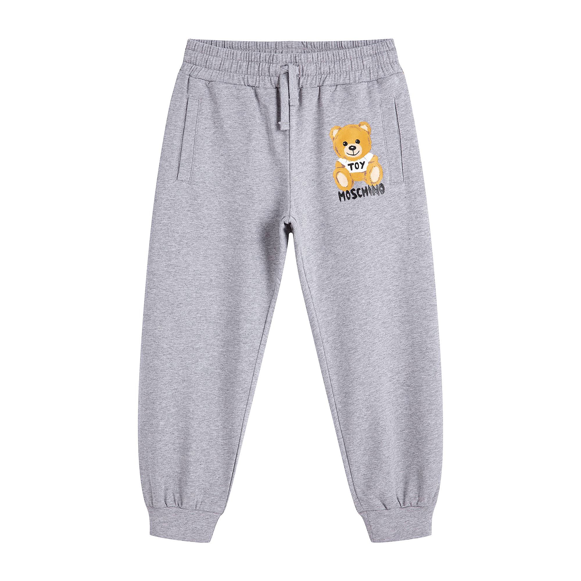 Boys & Girls Grey Cotton Trousers