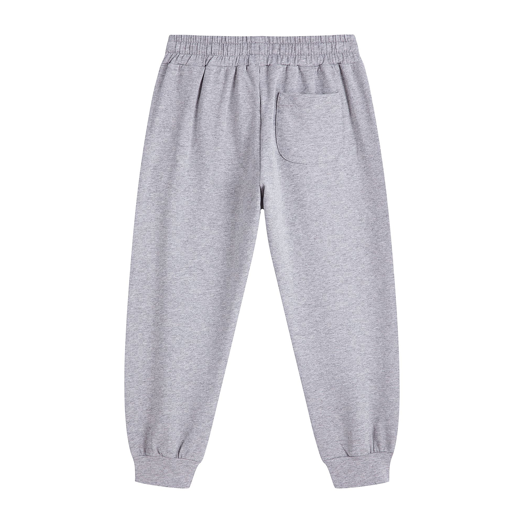 Boys & Girls Grey Cotton Trousers