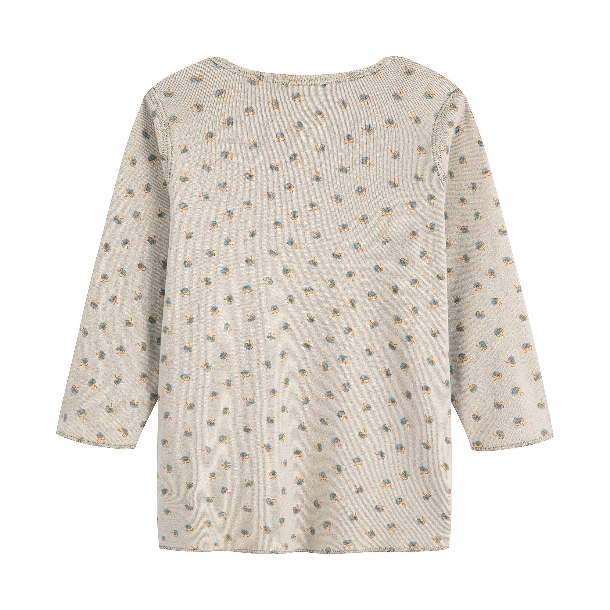 Baby Boys & Girls Taupe Printed Cotton Set