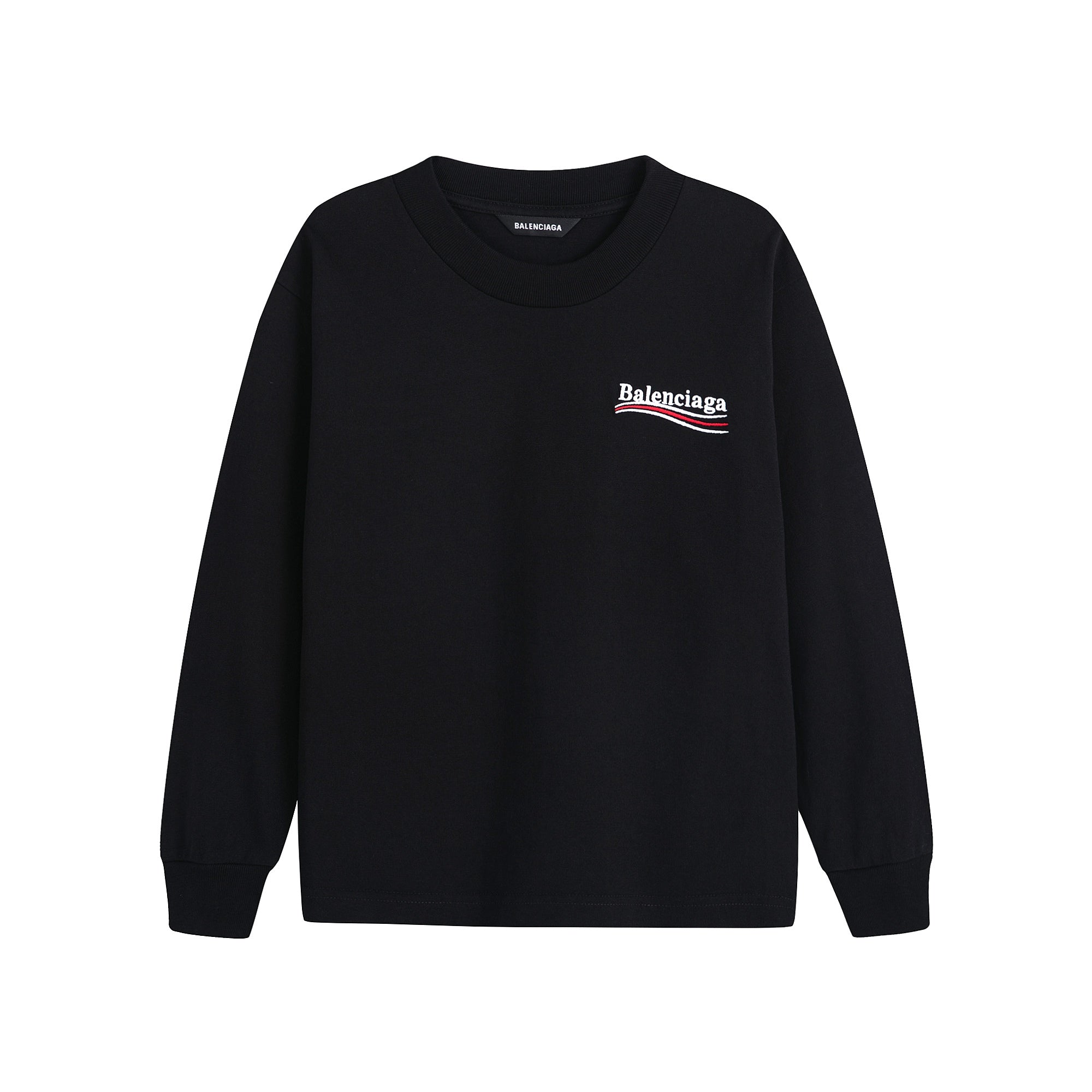 Boys & Girls Black Logo Cotton T-Shirt