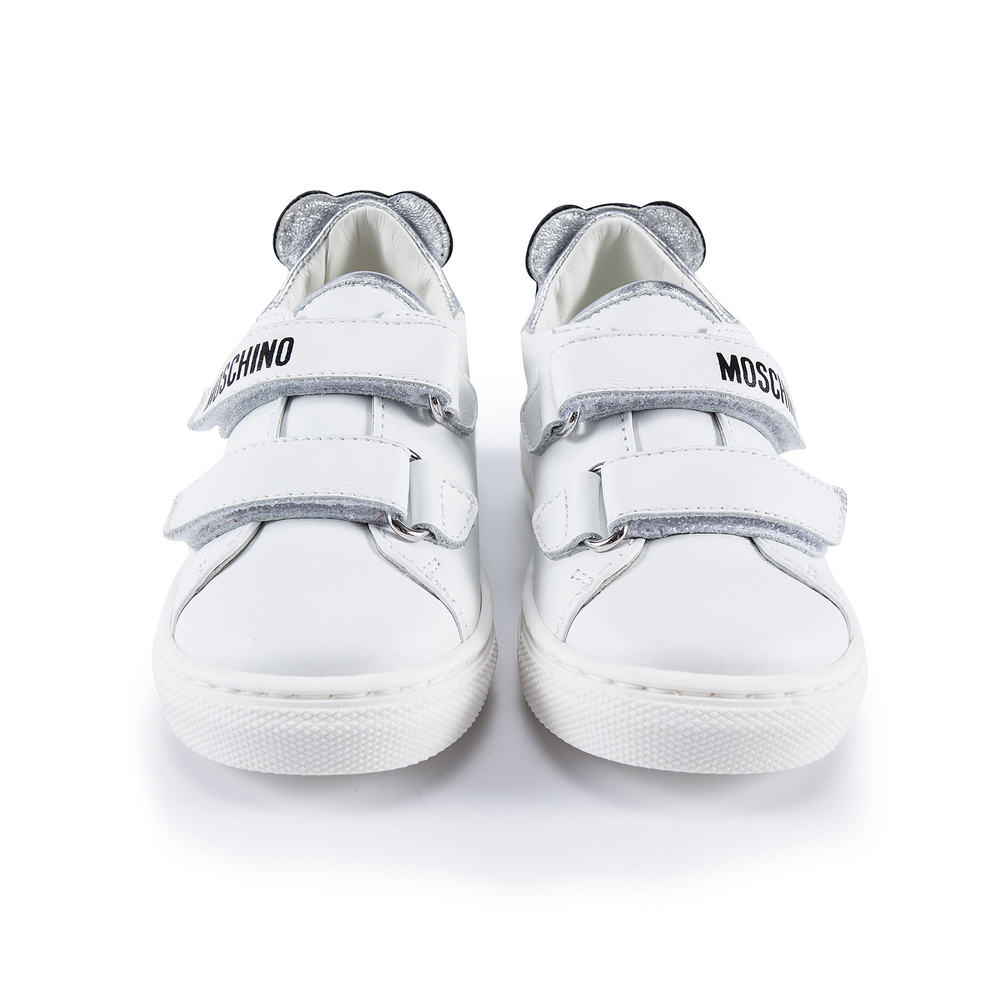 Boys & Girls White Teddy Sneakers