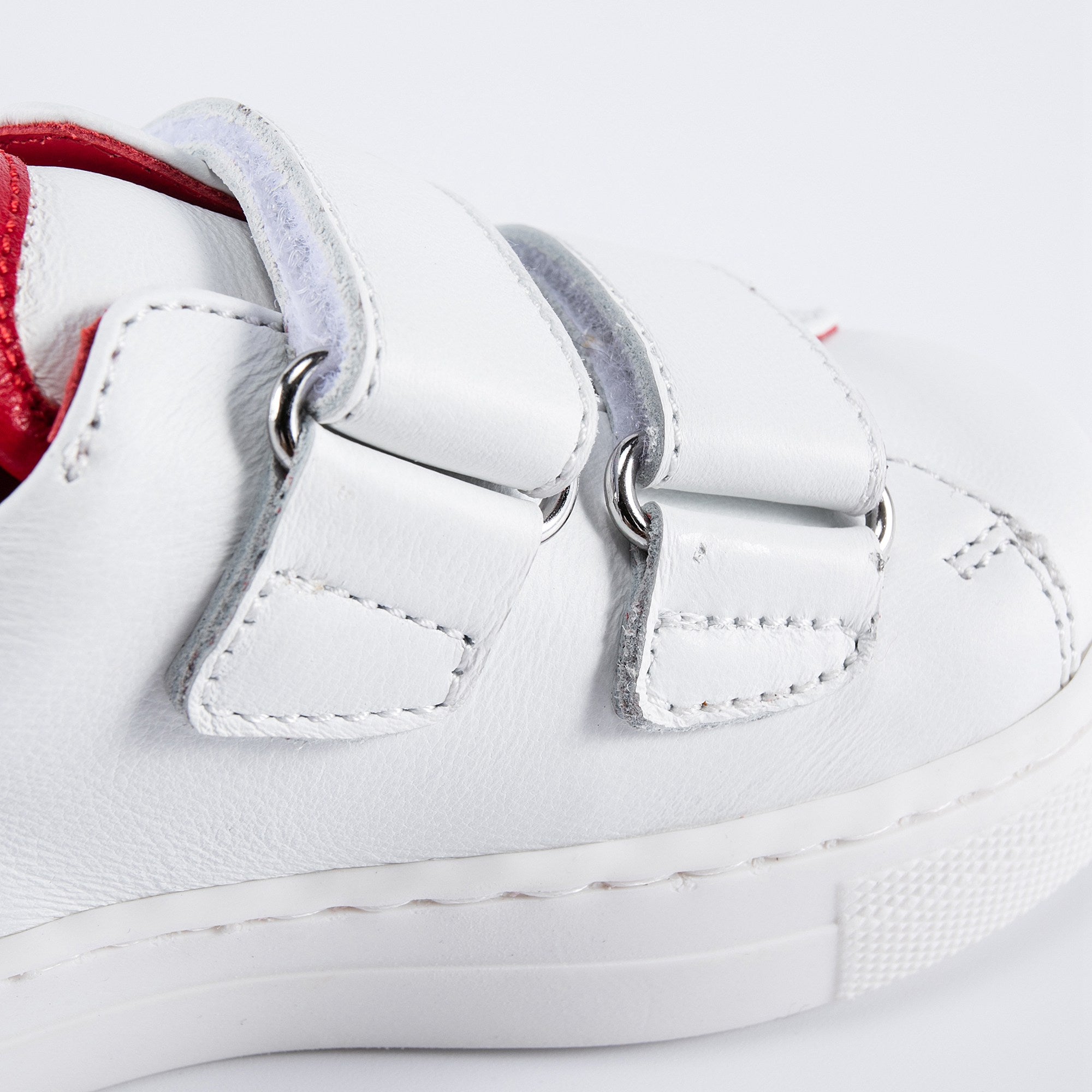 Boys & Girls Red Patch Teddy Sneakers