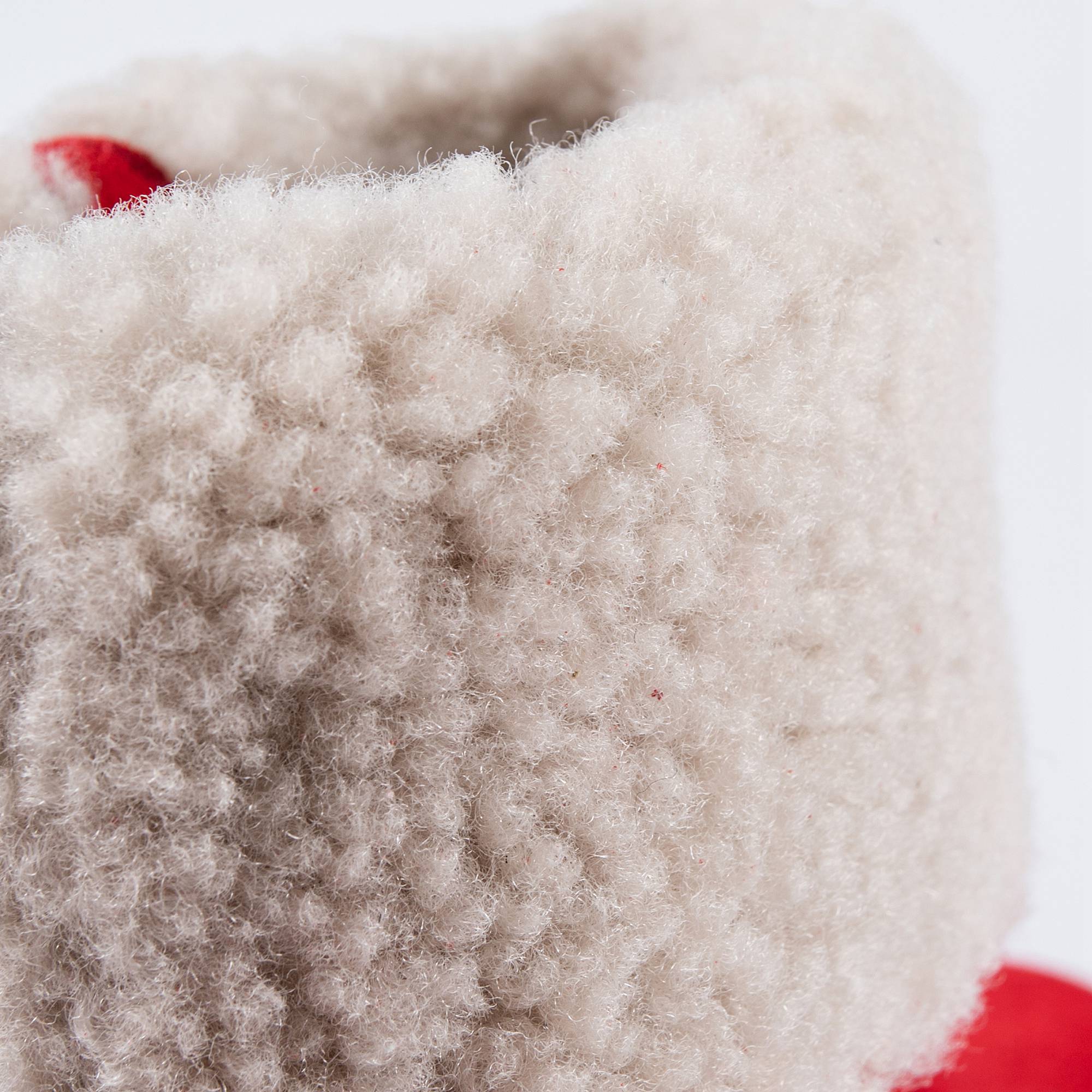 Girls Red Fur Boots