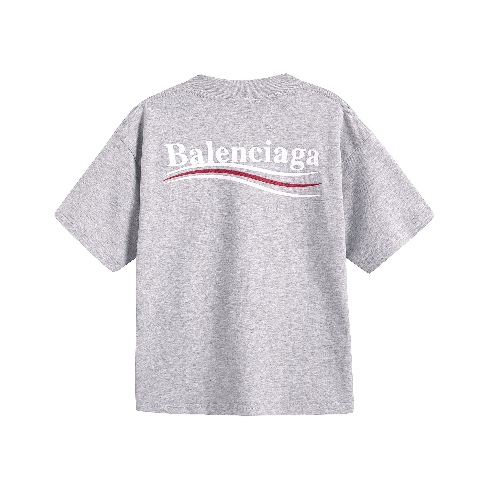 Boys & Girls Grey Logo Cotton T-Shirt