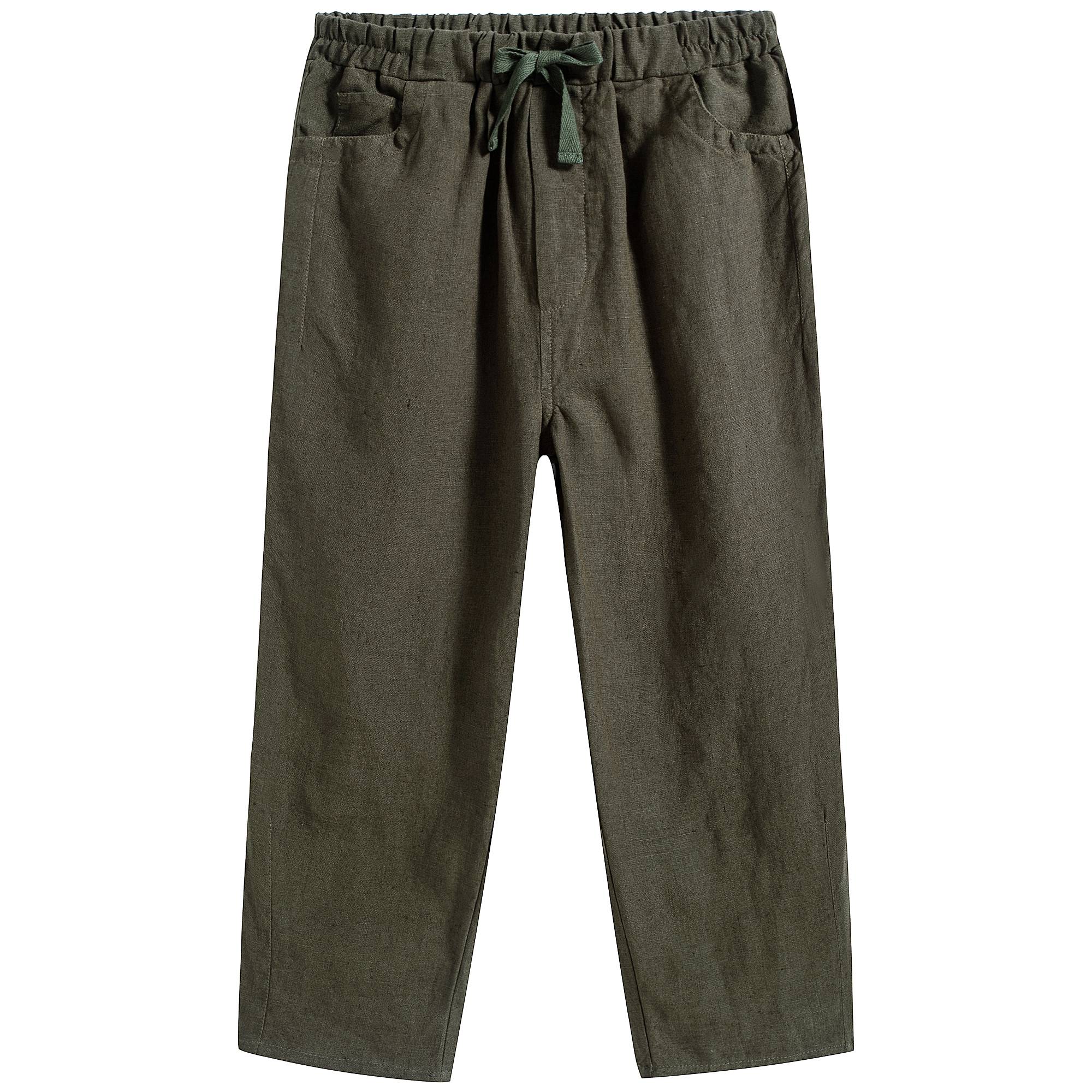 Boys & Girls Army Green Trousers