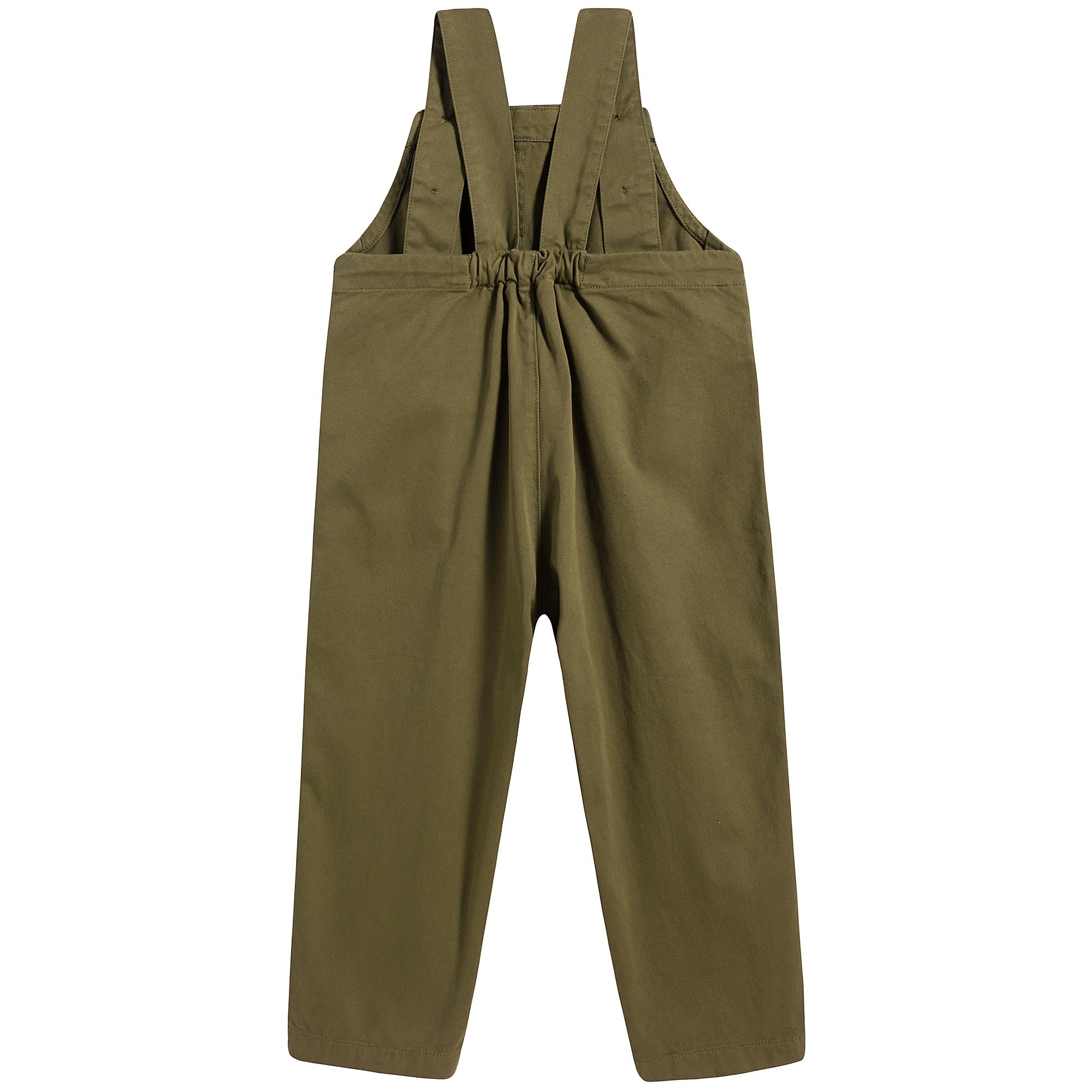 Baby Boys & Girls Green Cotton Trousers