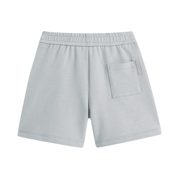 Baby Boys & Girls Grey Cotton Shorts