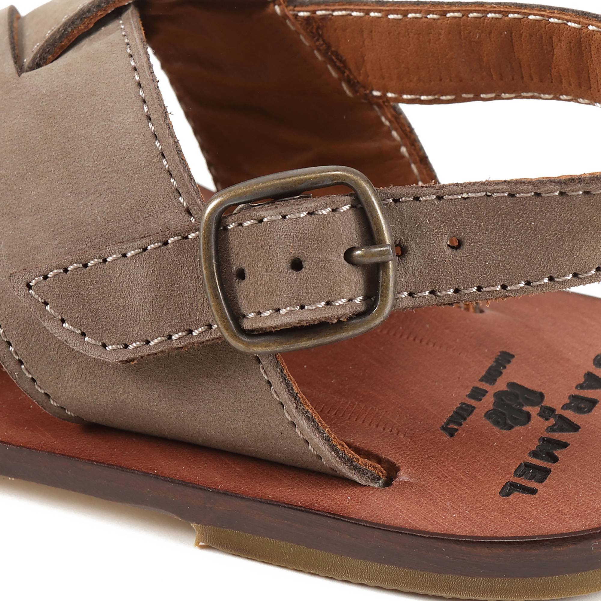 Baby Boys & Girls Brown Leather Sandals