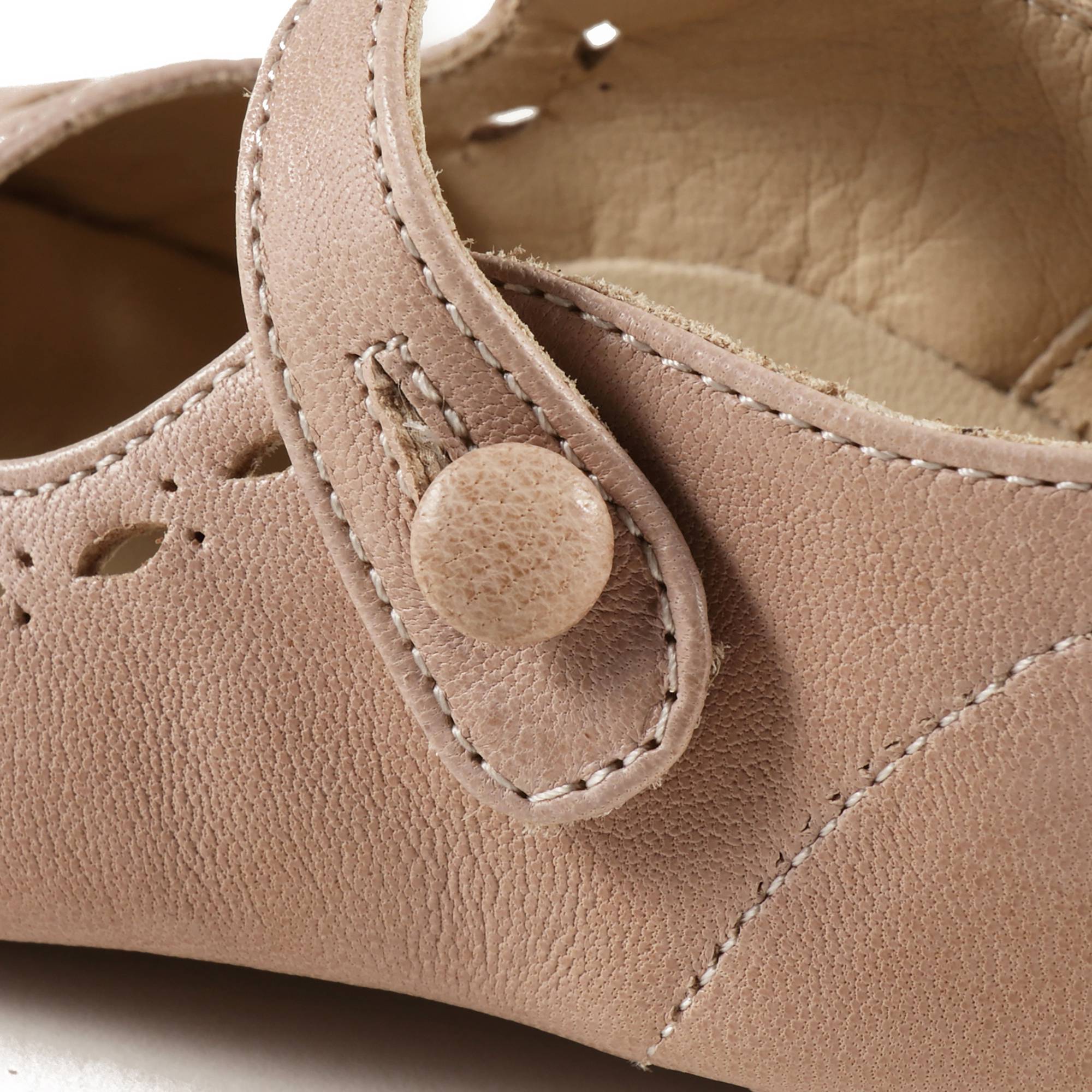 Girls Pink Leather Shoes