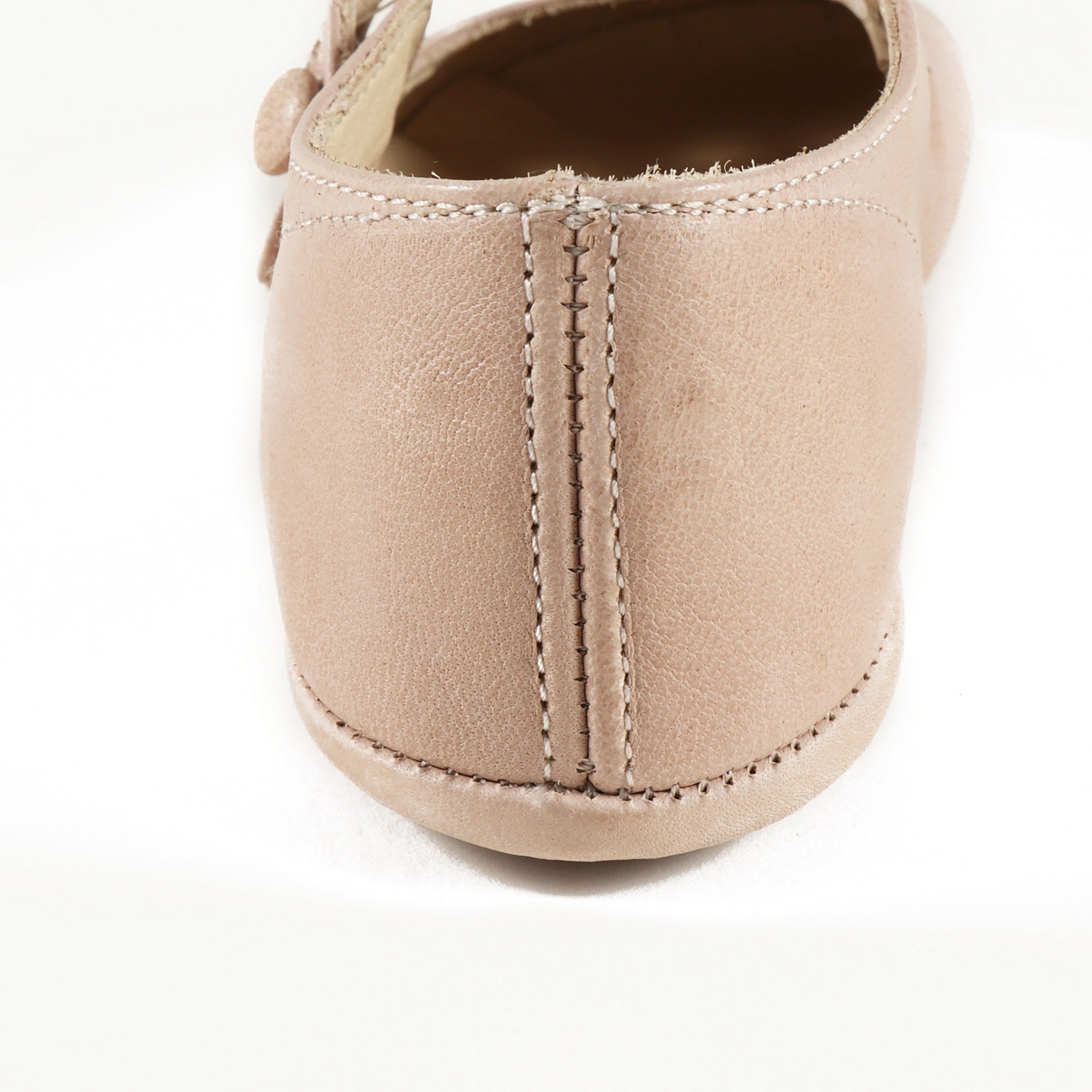 Girls Pink Leather Shoes