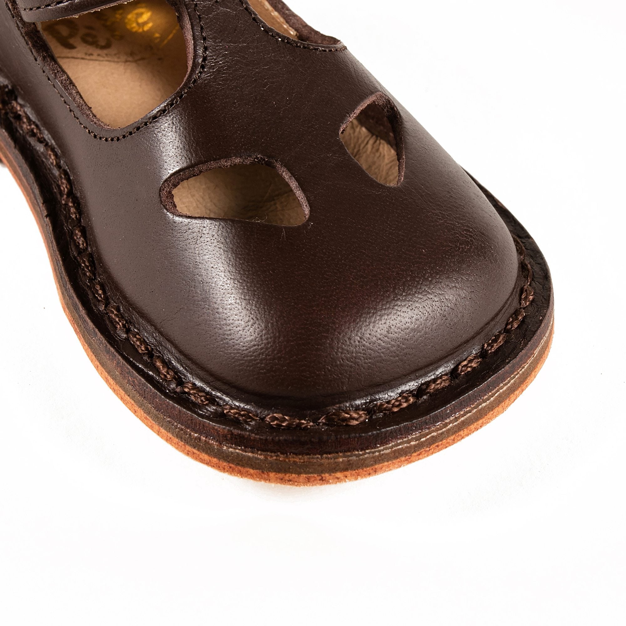 Baby Boys Brown Leather Shoes
