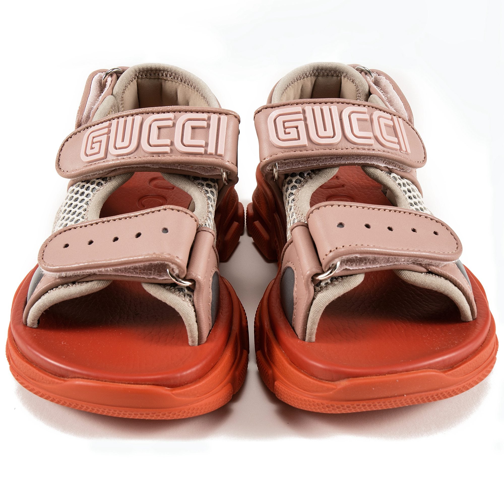 Girls Pink Logo Leather Shoes