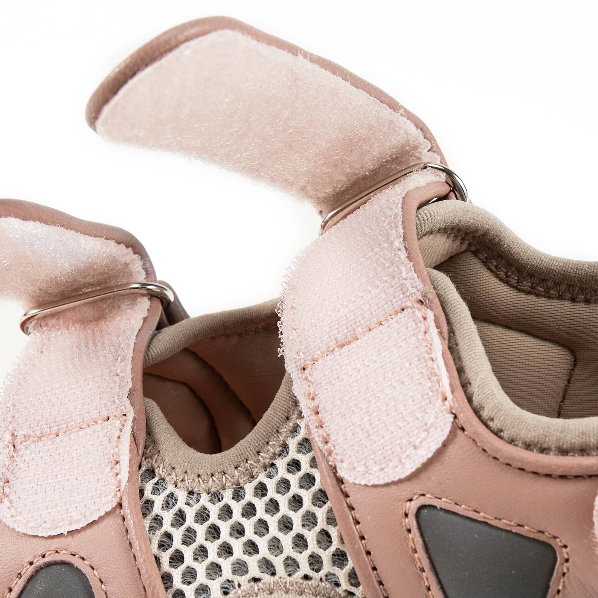 Girls Pink Logo Leather Shoes