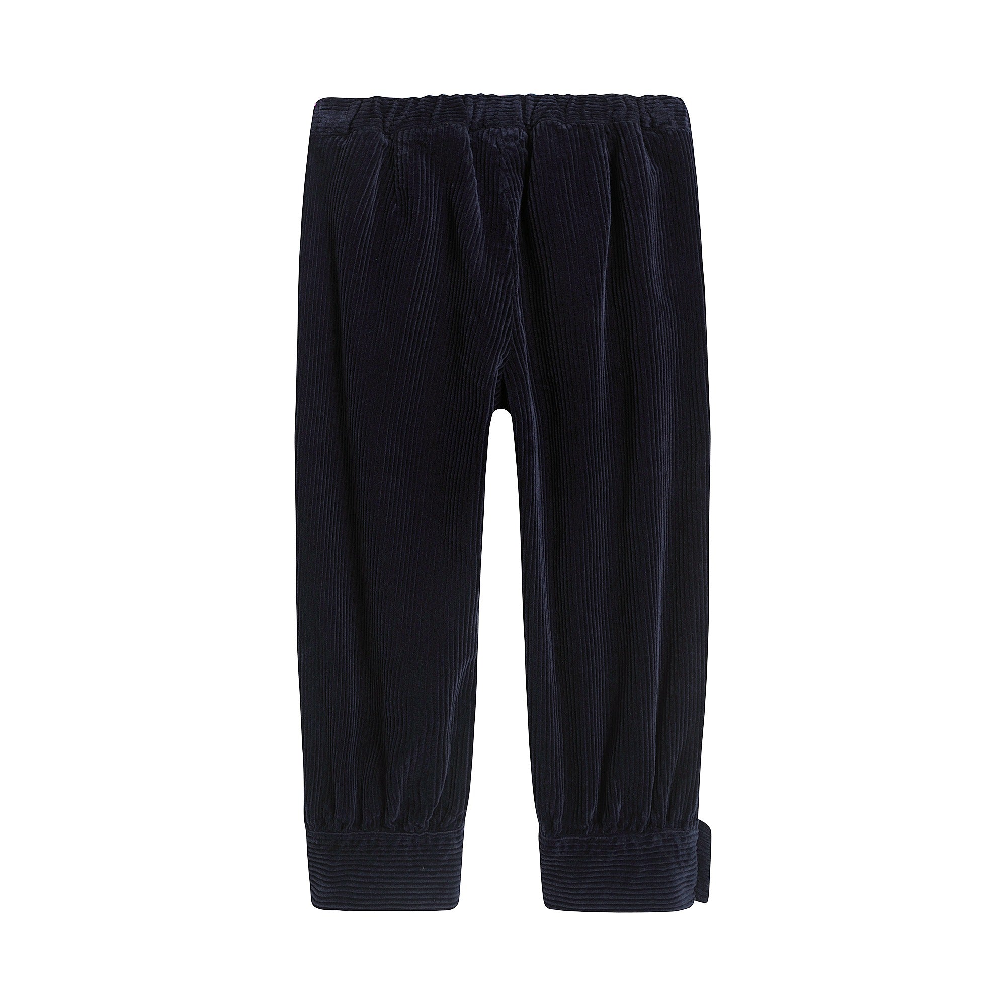 Girls Blue Velvet Trousers