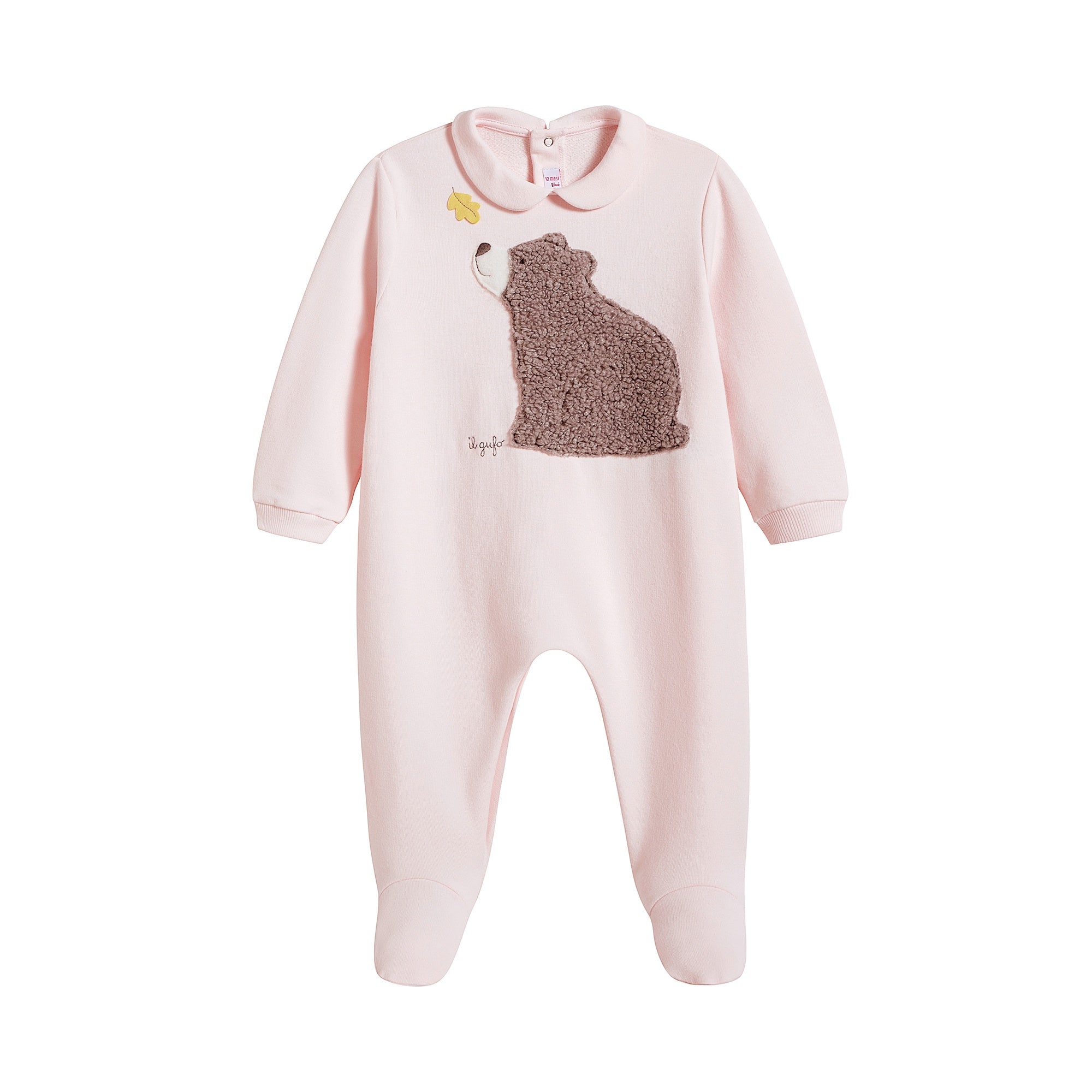 Baby Girls Pink Cotton Babysuit Set