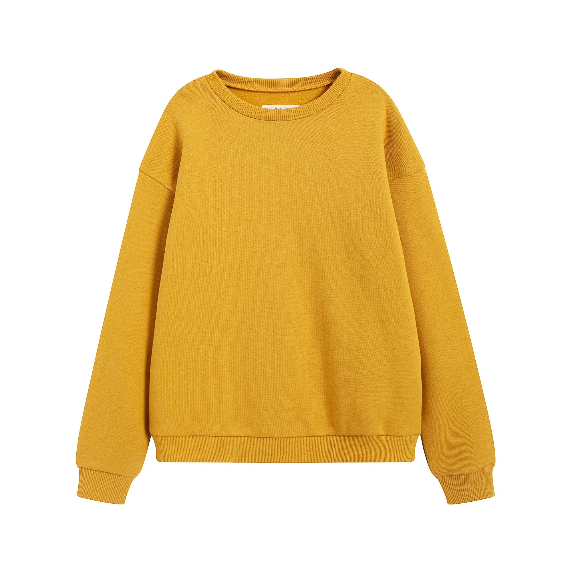 Boys & Girls Yellow Cotton Sweatshirt