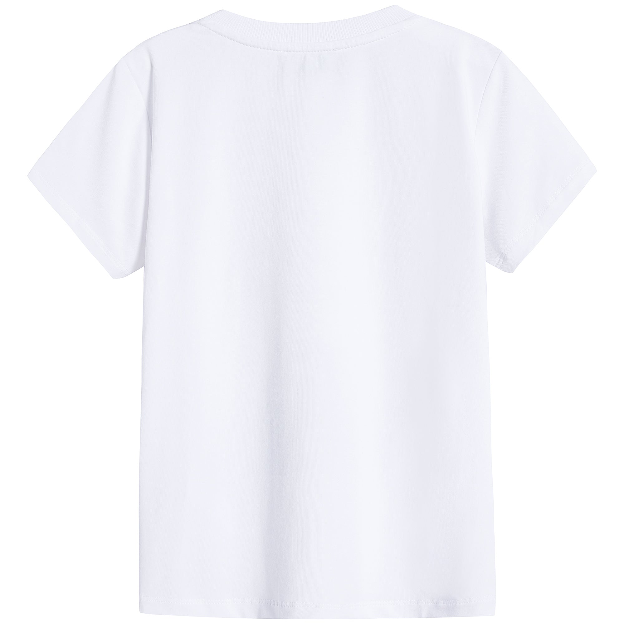 Boys & Girls Optical White T-Shirt