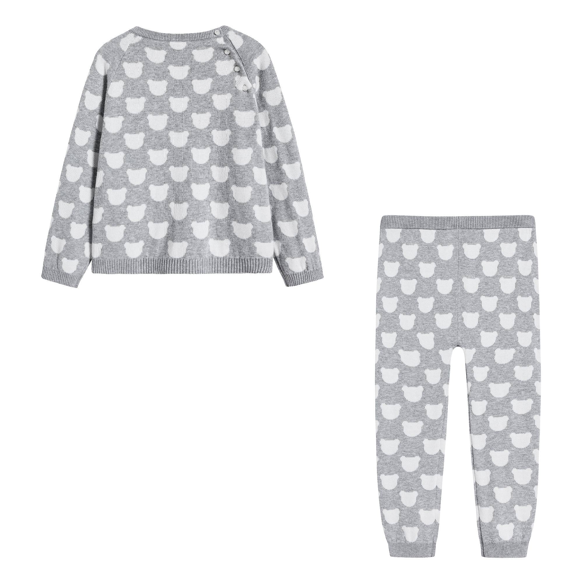 Baby Boys & Girls Grey Cotton Set