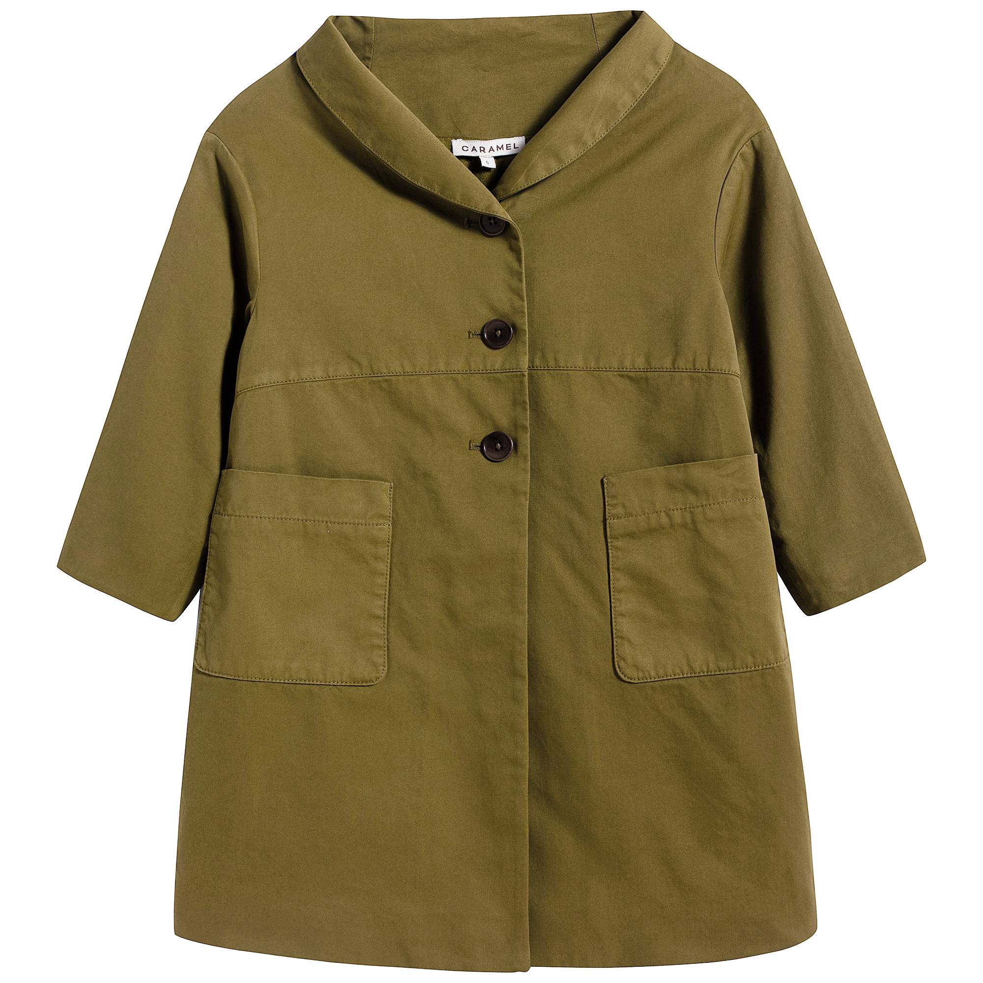 Girls Dark Green Coat