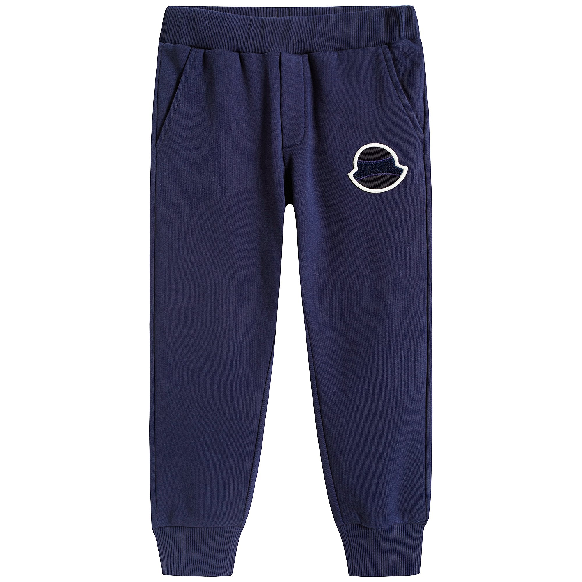 Boys Blue Cotton Trousers