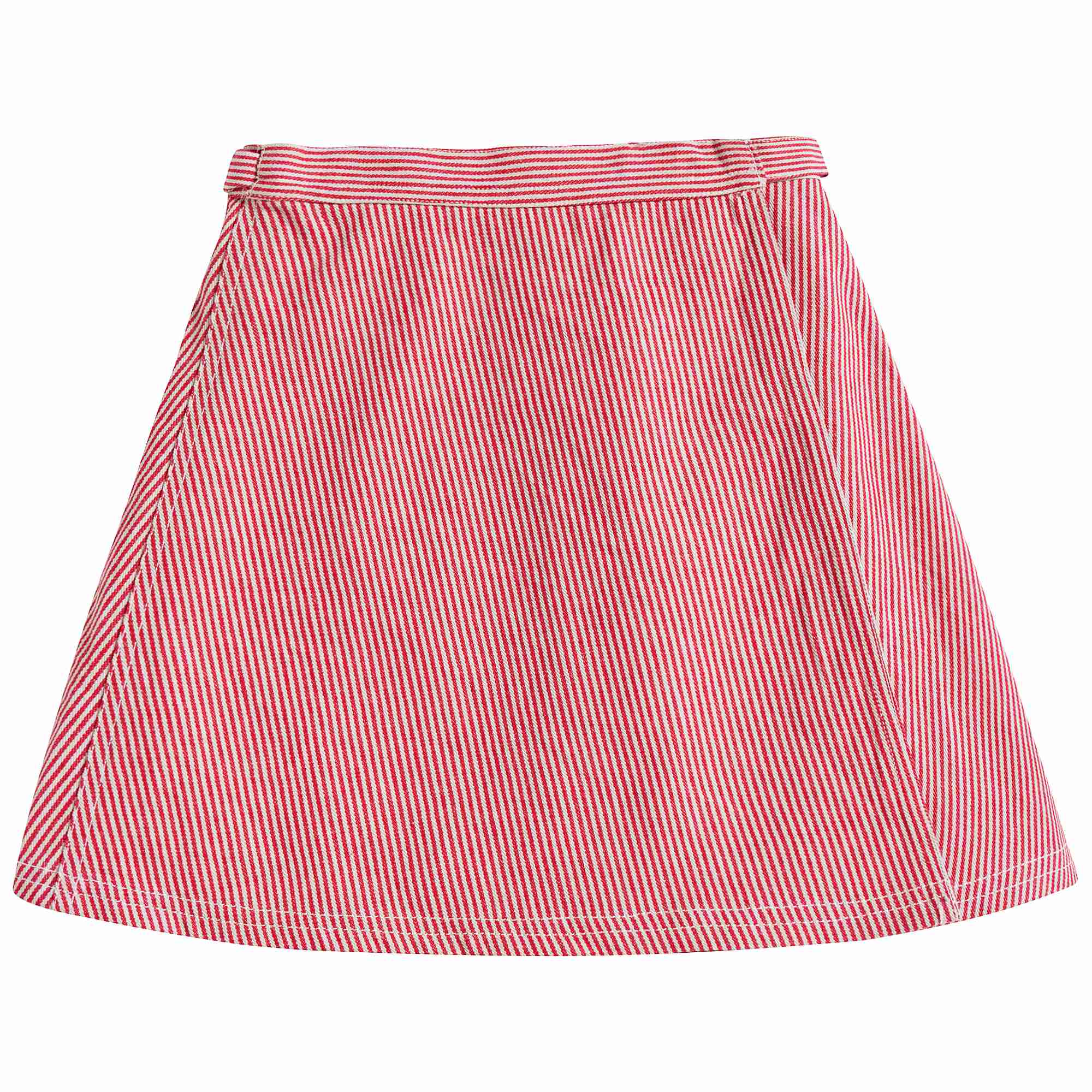 Girls Berry Striped Skirt