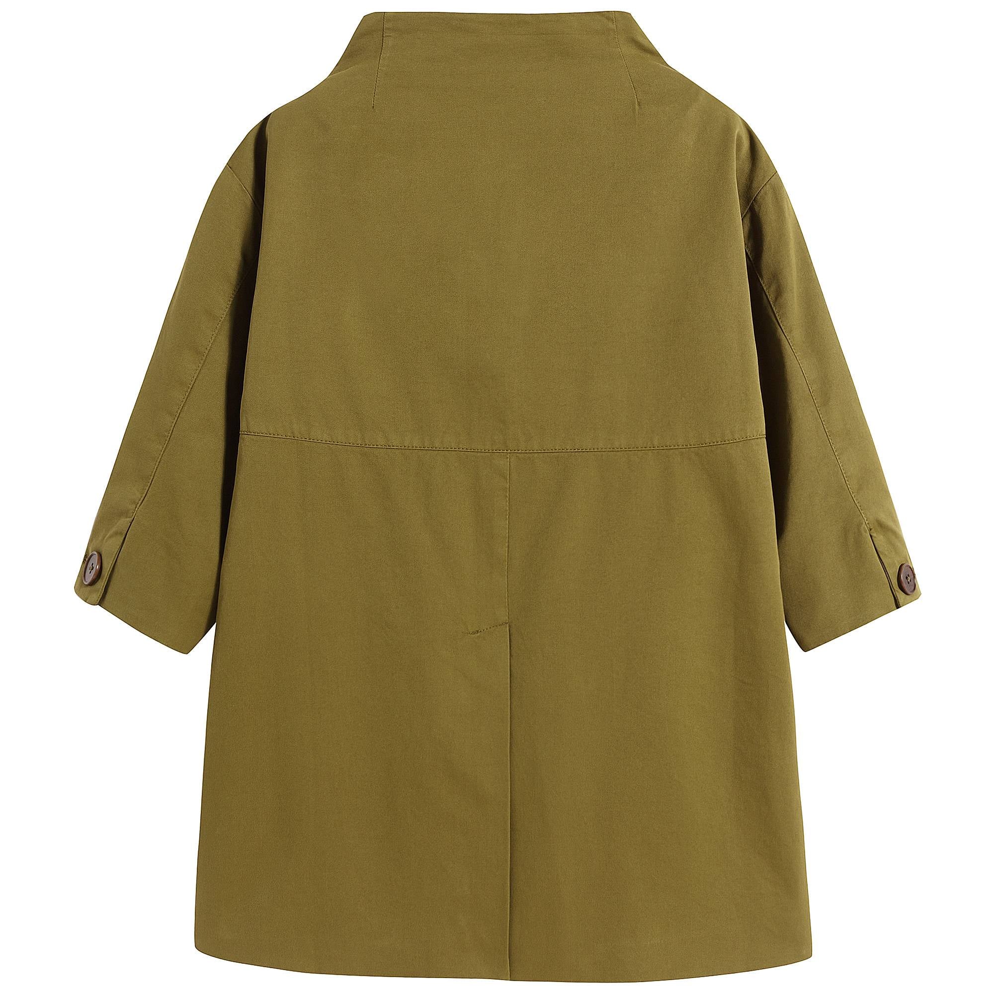 Girls Dark Green Coat